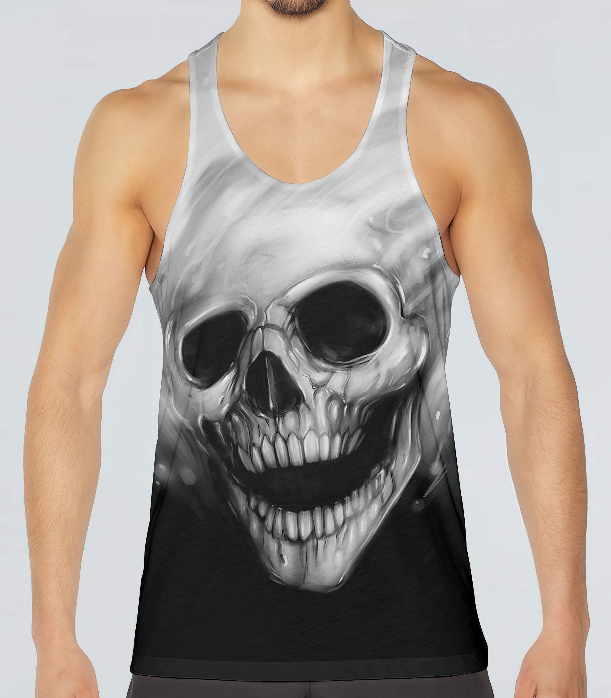 zero-fcks-given-skull-all-over-print-tank-top