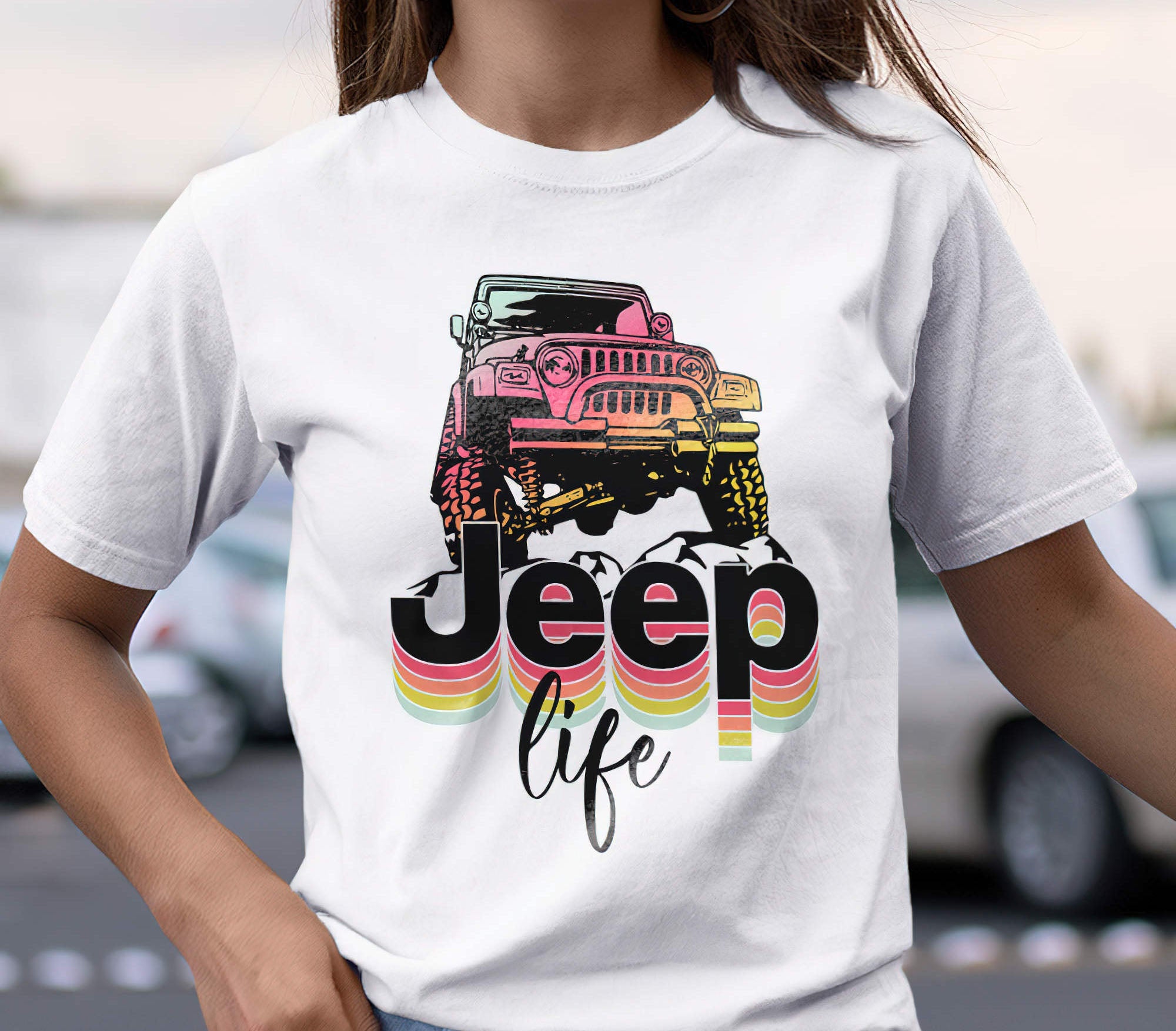 jeep-retro-beach-color-1-sided-t-shirt