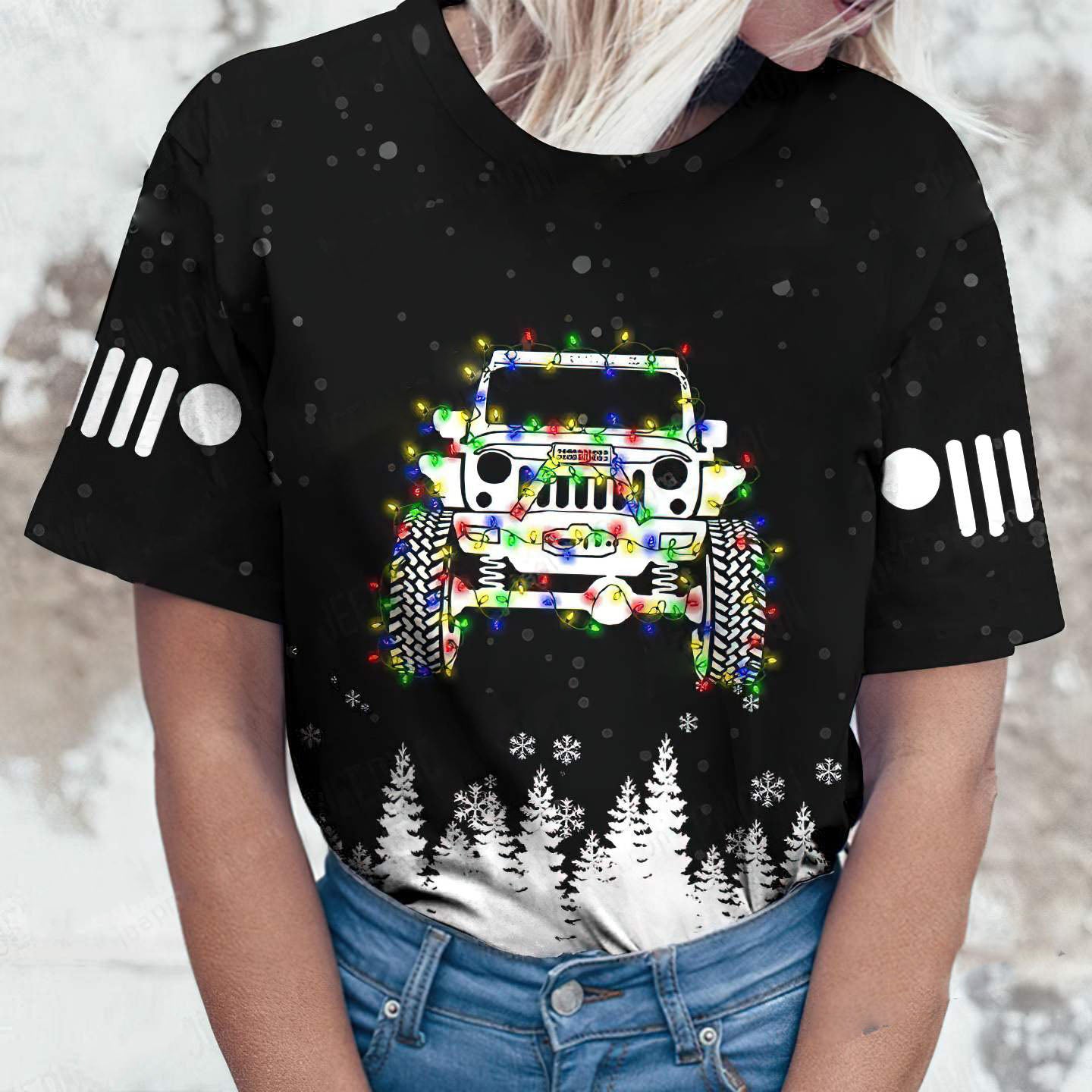 xm-light-jeep-christmas-t-shirt