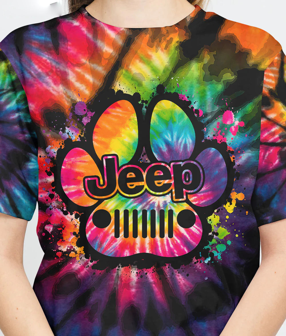 easily-distracted-by-jeeps-and-dogs-tie-dye-full-t-shirt