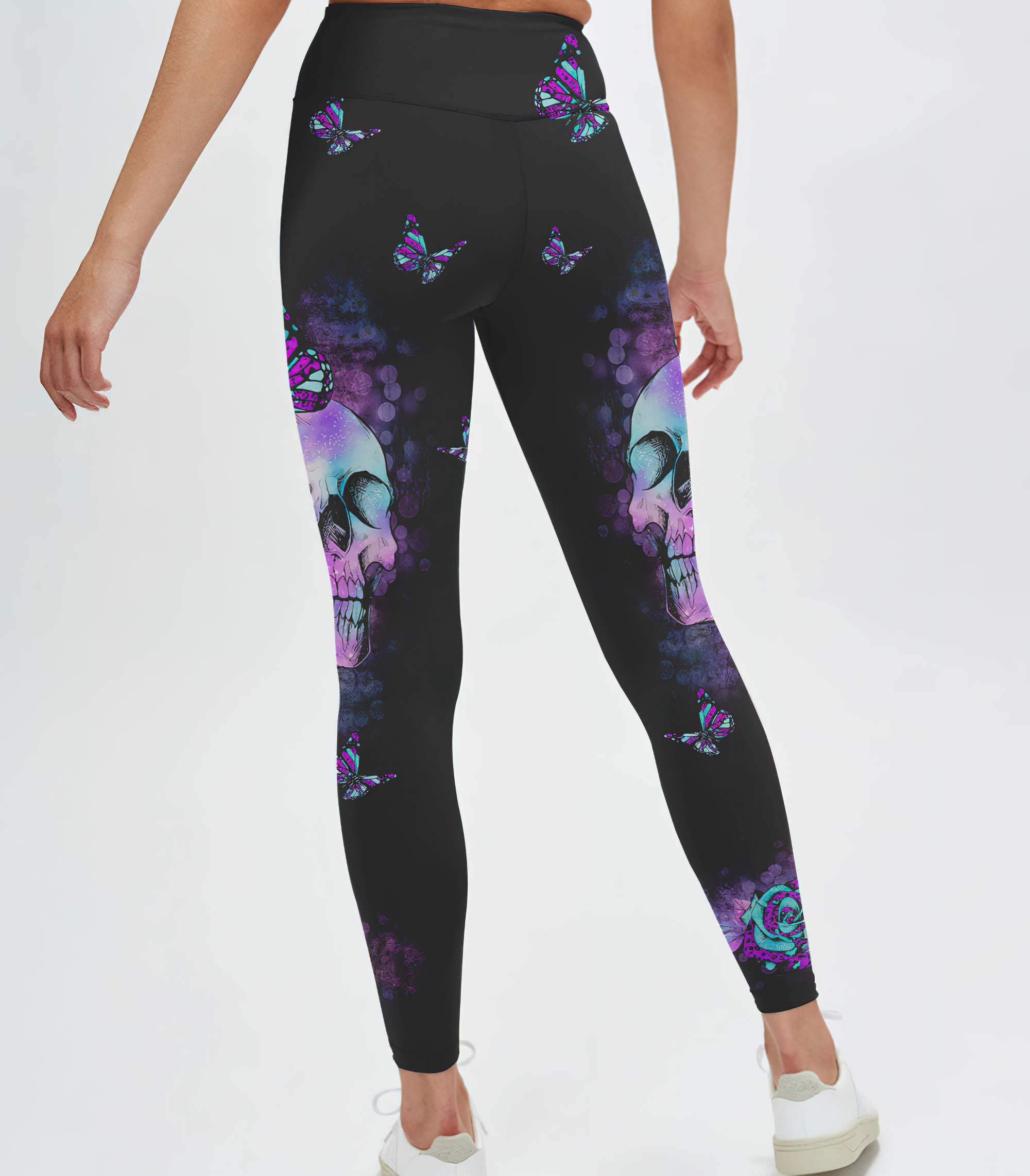 the-good-girl-in-me-got-tired-skull-rose-all-over-print-4-leggings