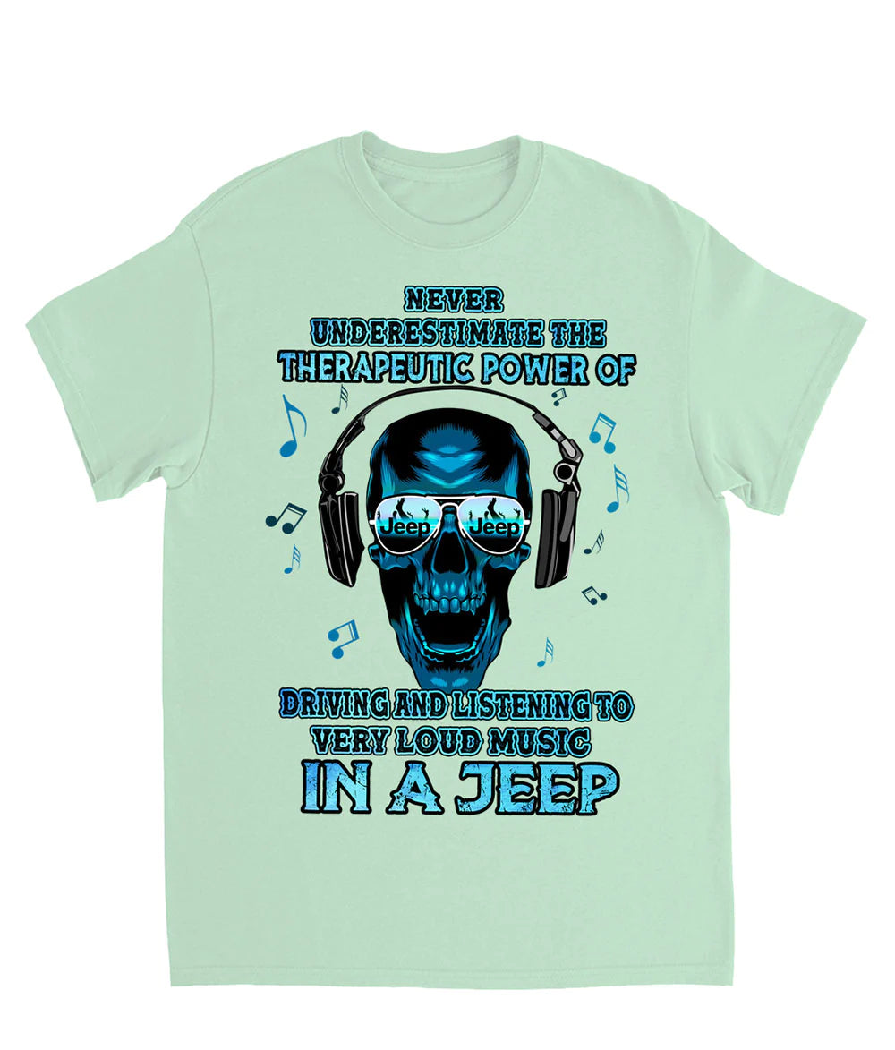 loud-music-in-a-jeep-skull-cotton-shirt-t-shirt