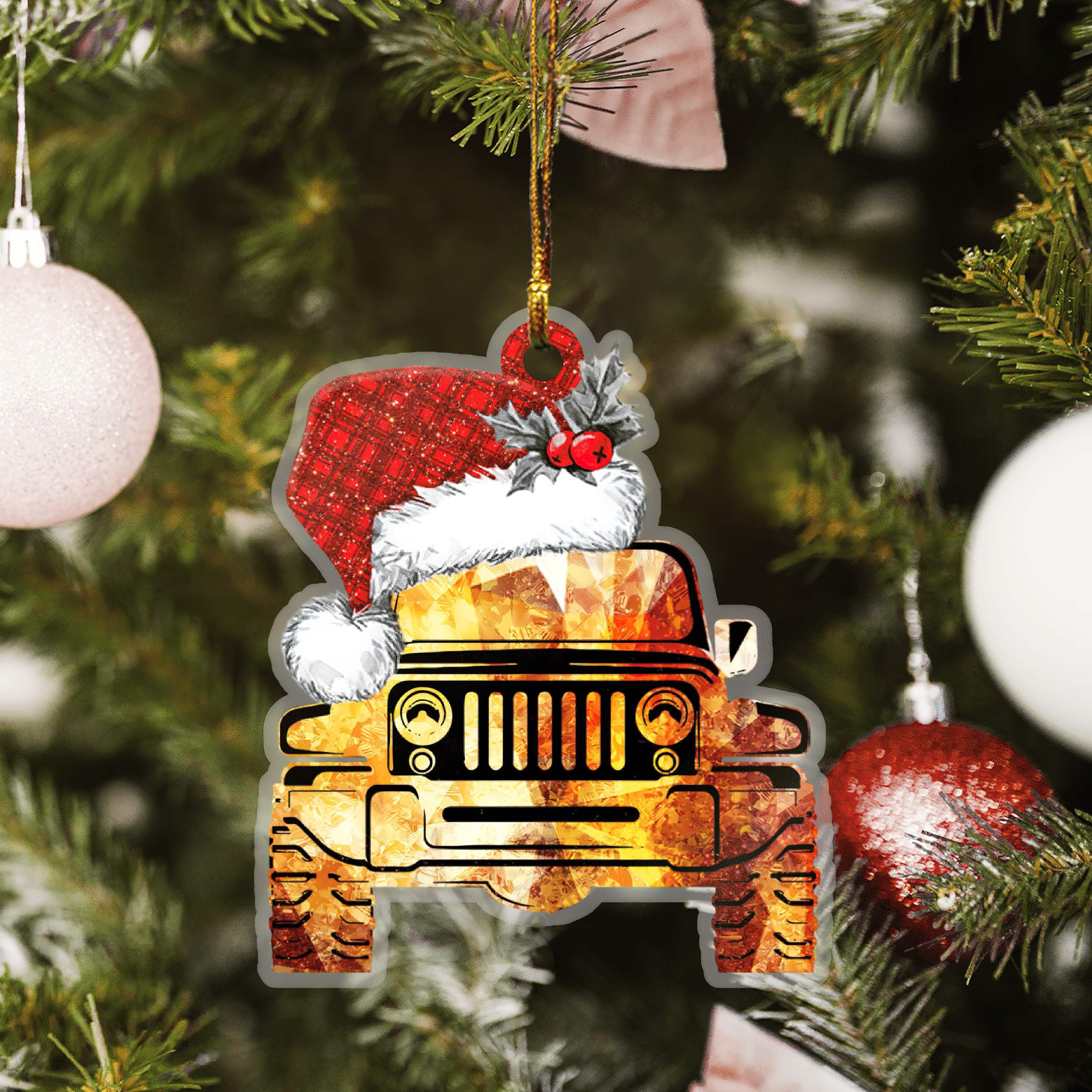 polygon-jeep-christmas-ornaments