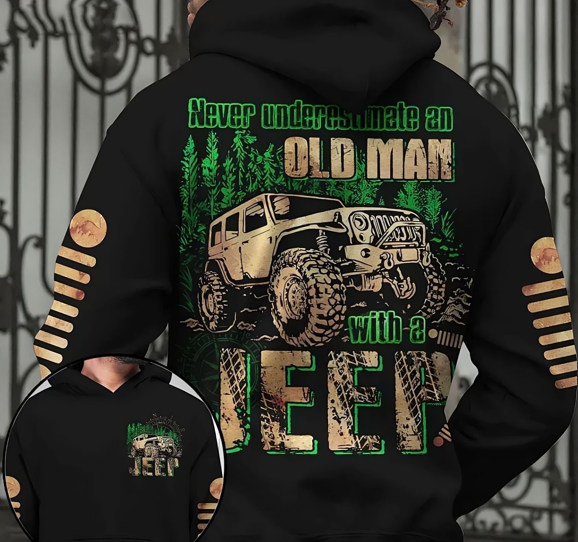 never-underestimate-an-old-man-with-a-jeep-all-over-print-hoodie