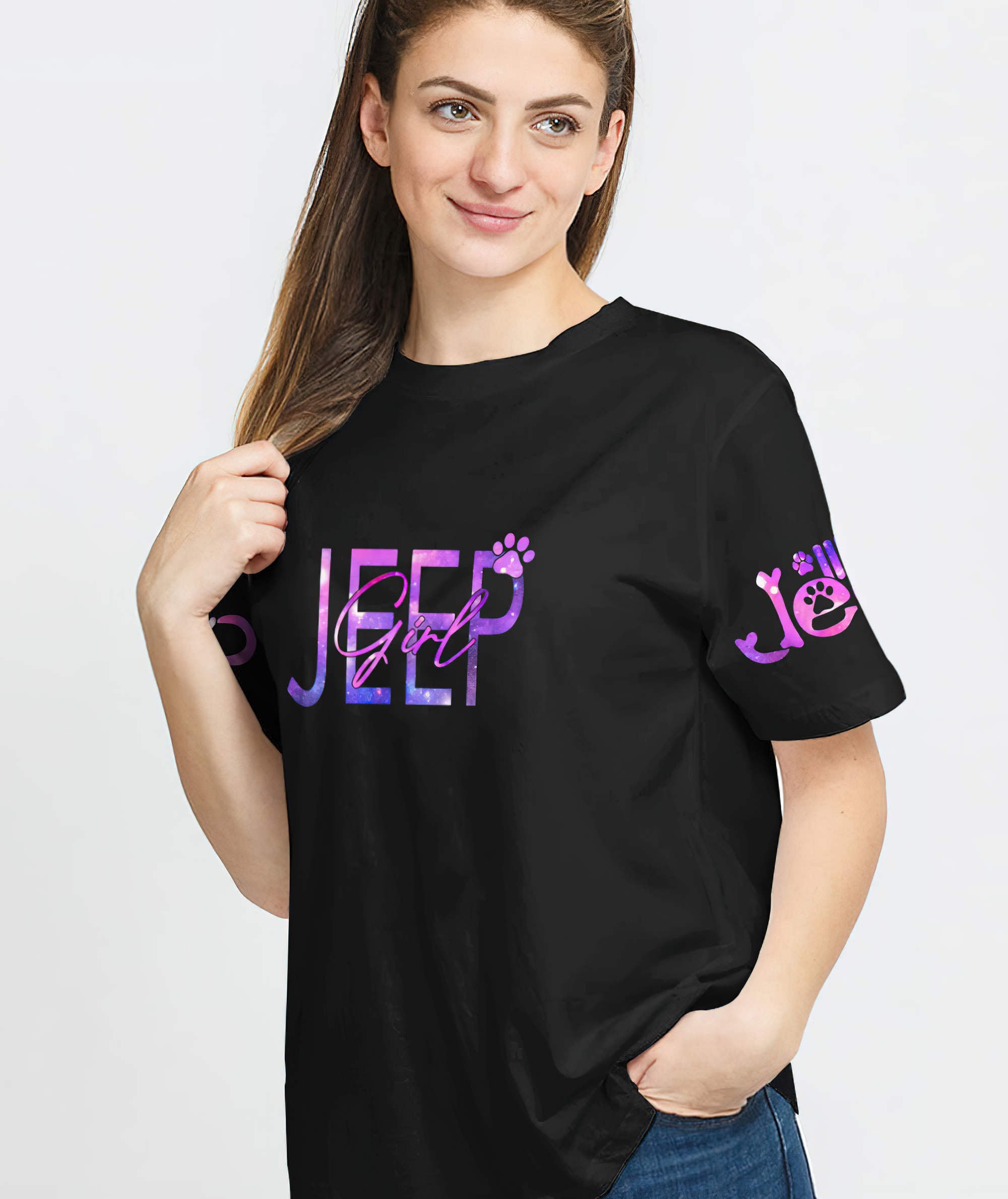 easily-distracted-by-jeeps-and-dogs-t-shirt