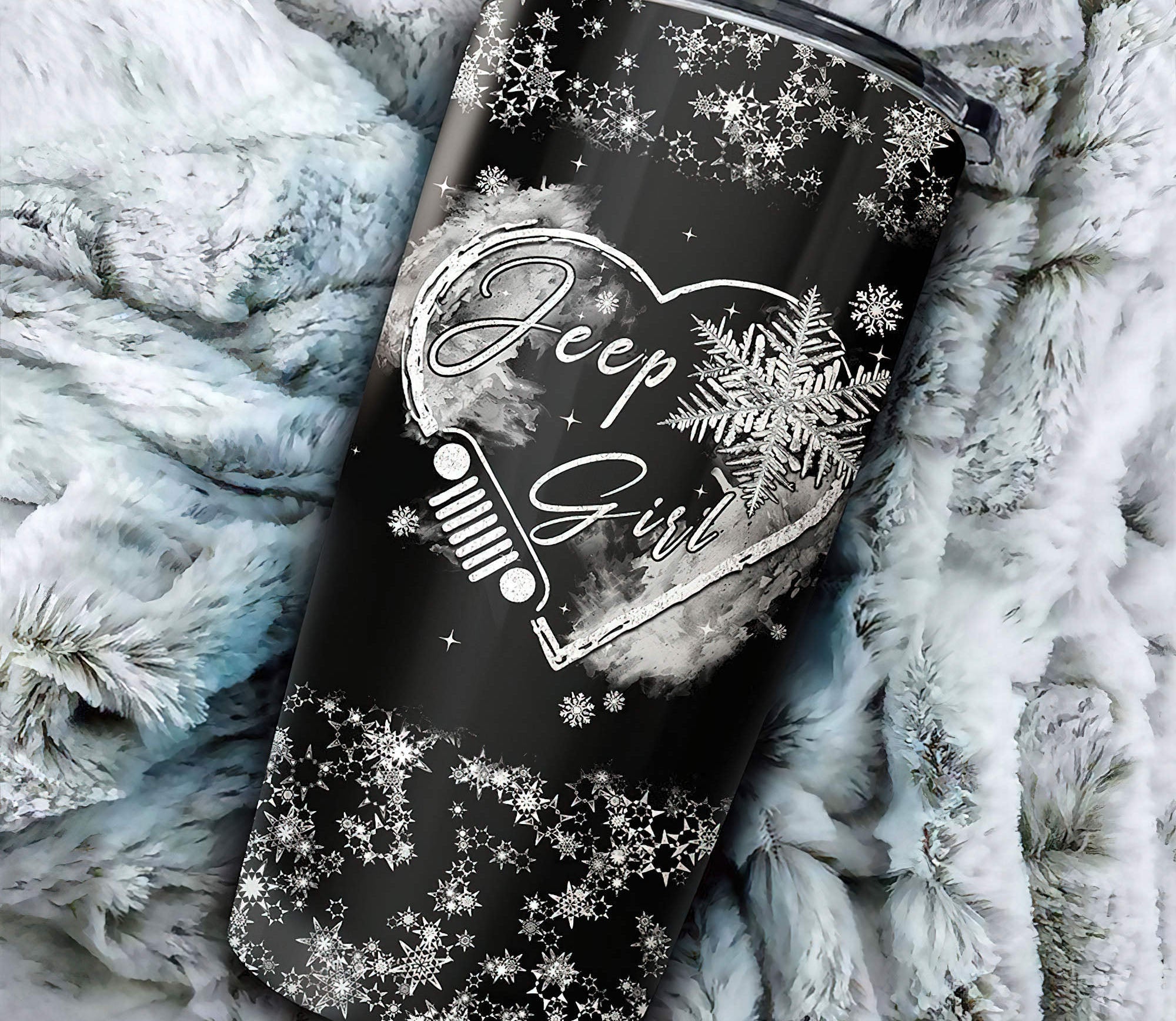 personalized-jeep-girl-heart-snowflake-tumbler