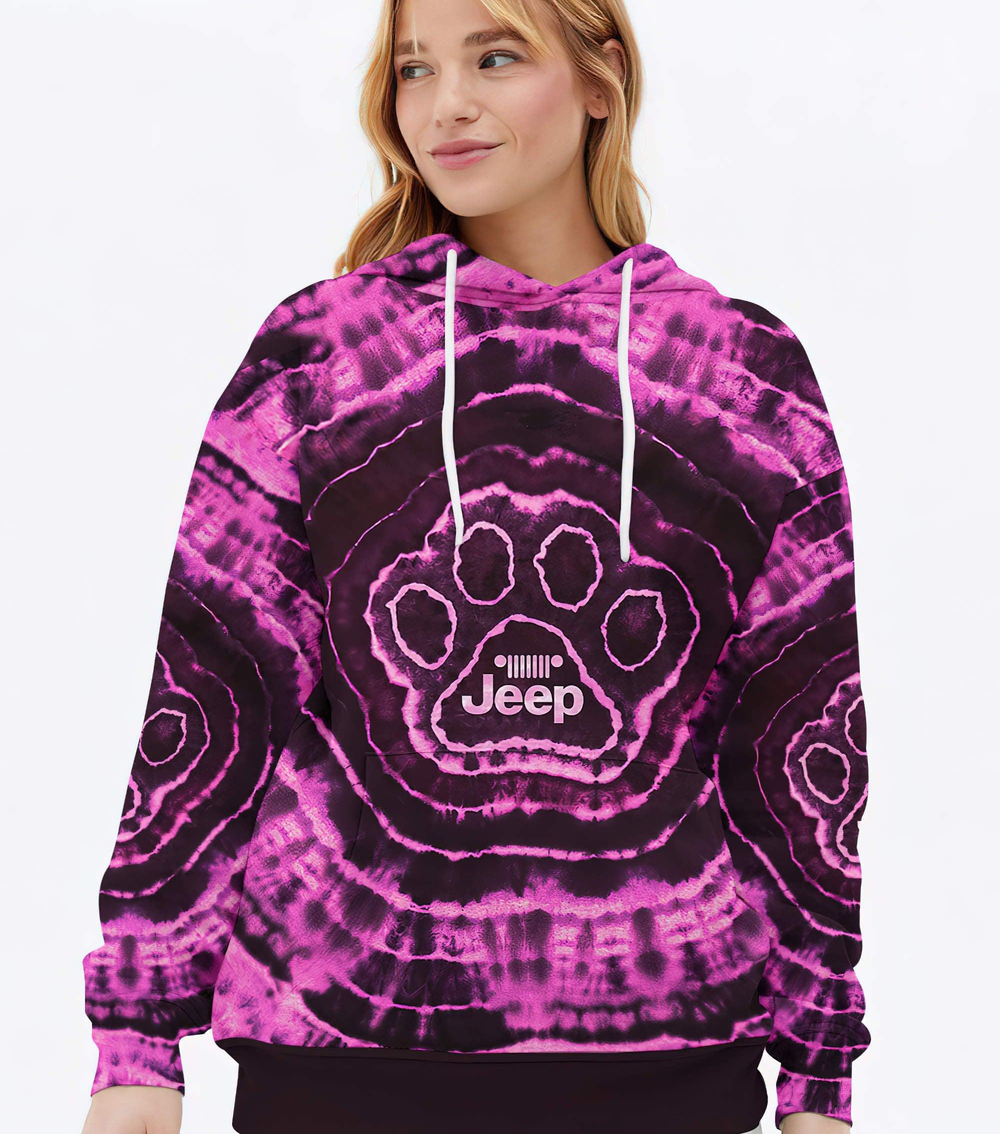 easily-distracted-by-jeep-and-dogs-tie-dye-hoodie