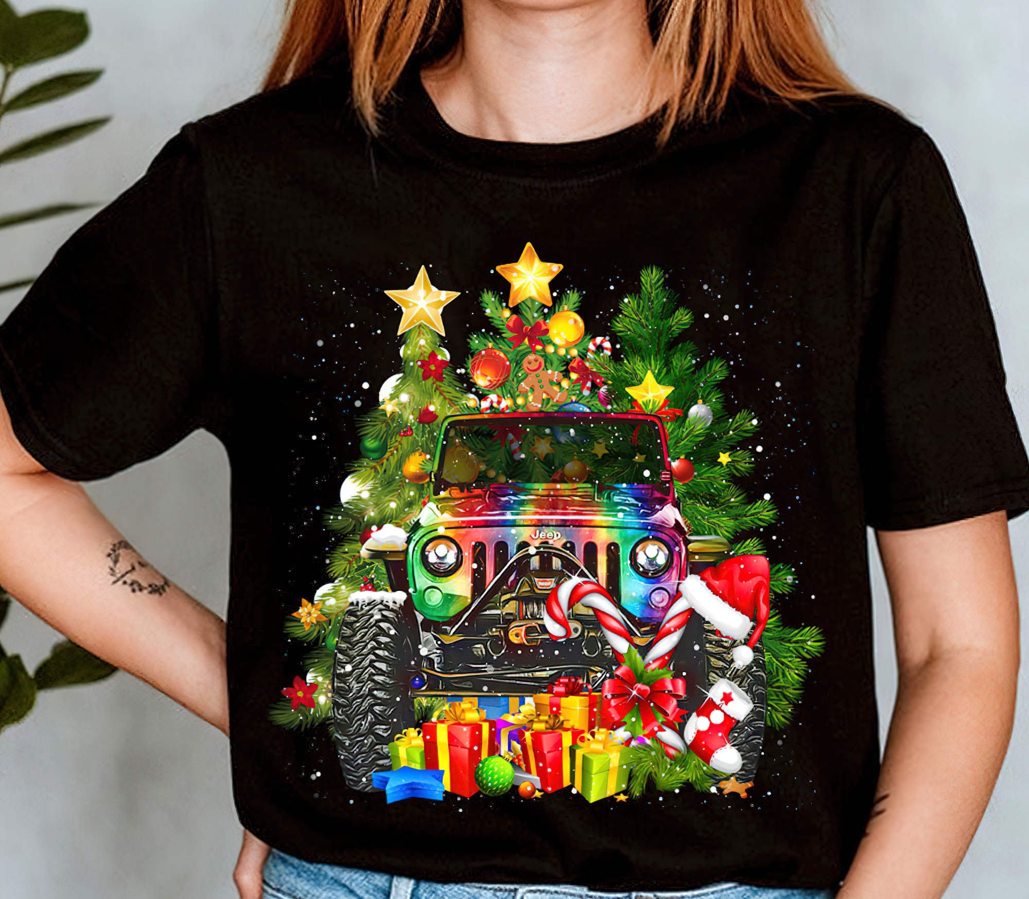 jeep-christmas-tie-dye-1-sided-t-shirt