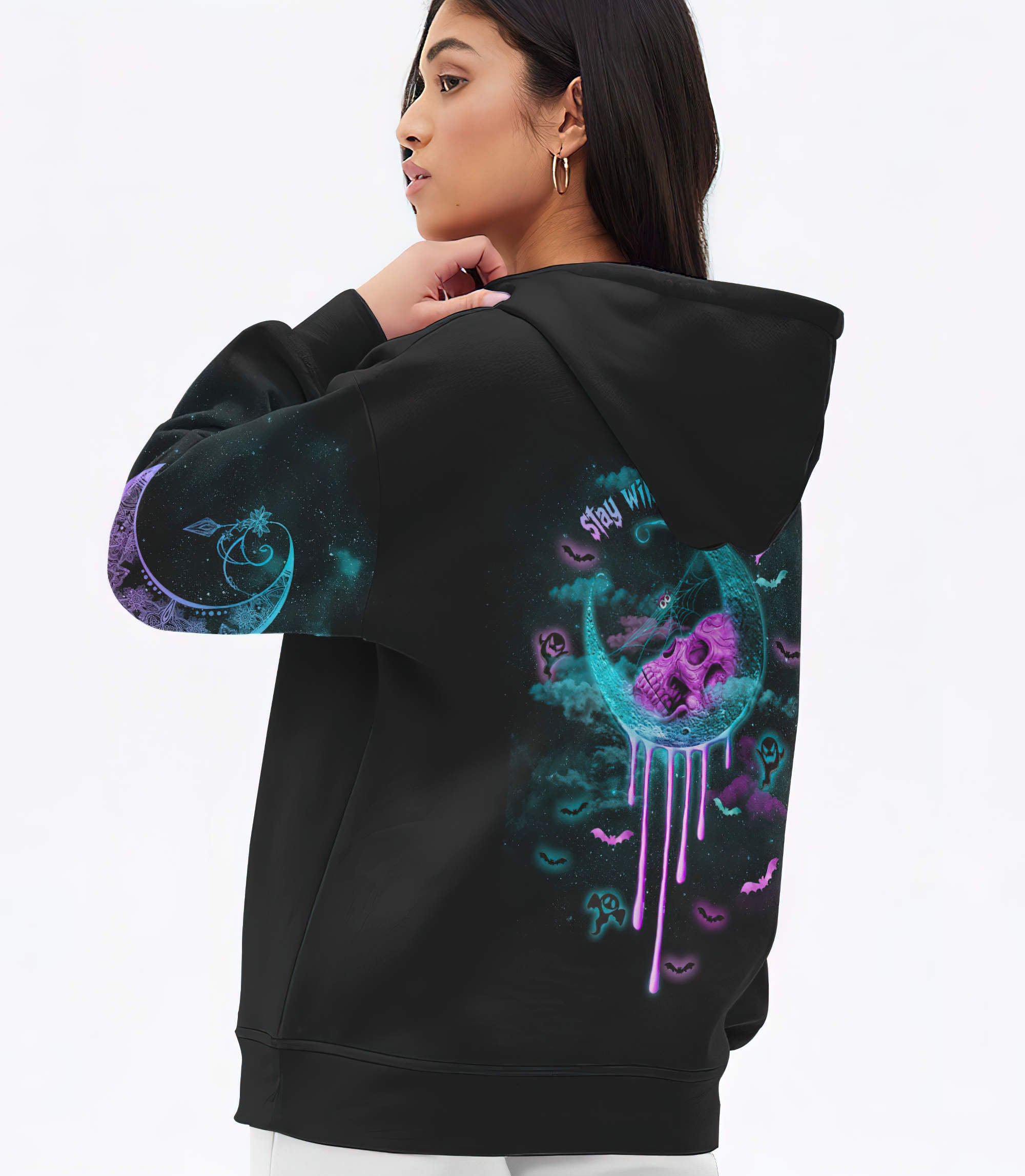 skull-melting-moon-halloween-all-over-print-hoodie