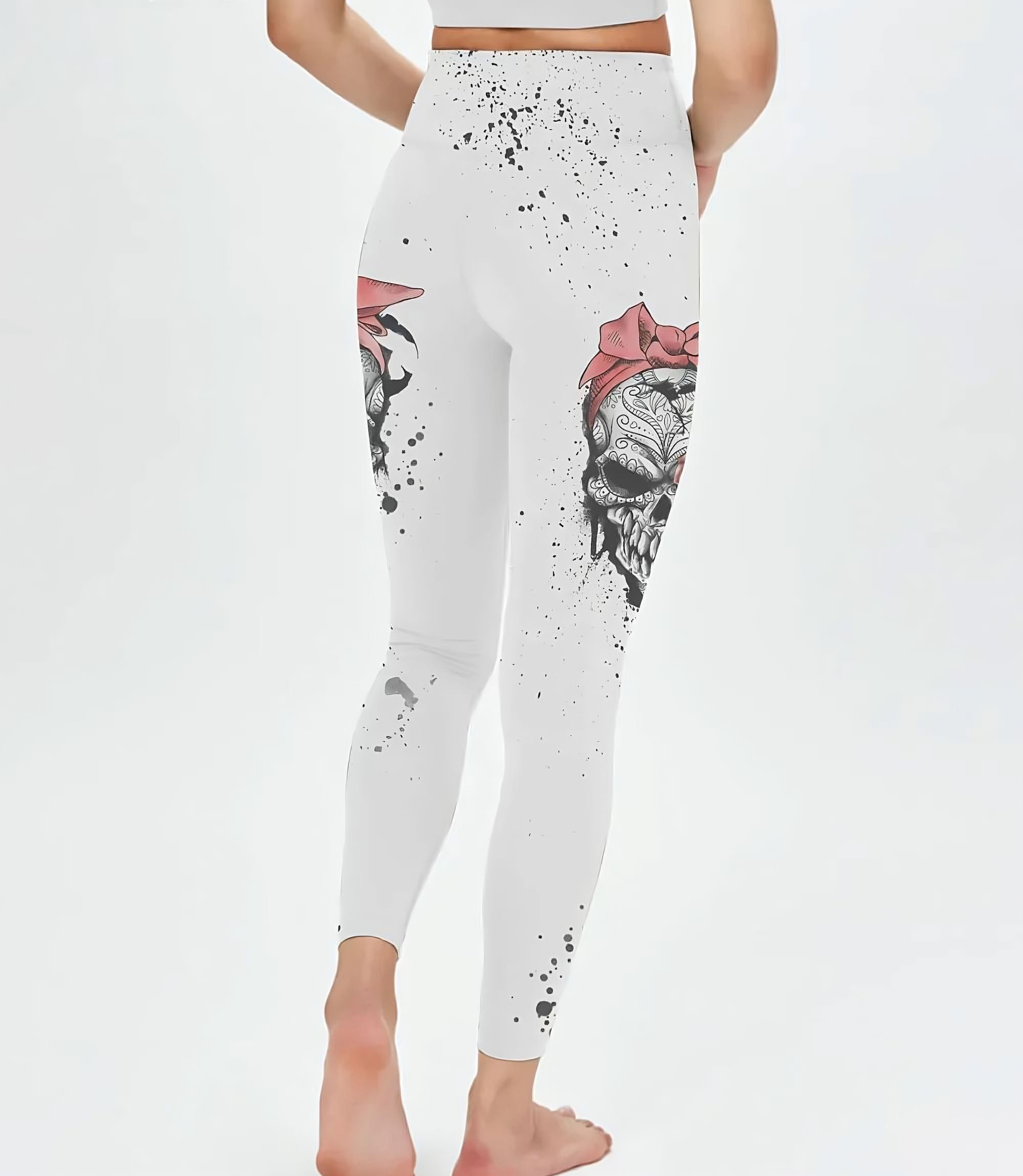 im-not-a-hot-mess-tattoo-skull-rose-all-over-print-leggings