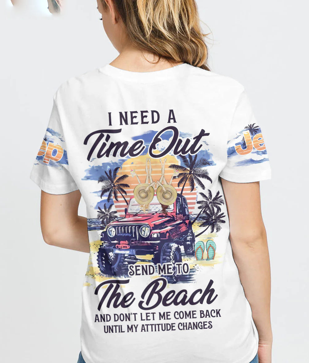 send-me-to-the-beach-jeep-painting-t-shirt