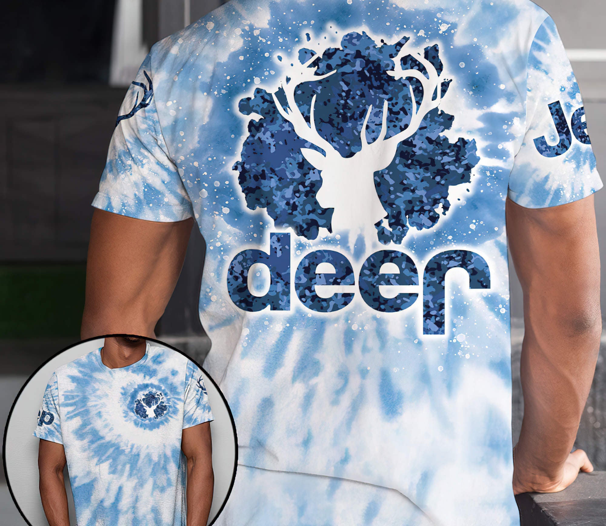 jeep-deer-tie-dye-blue-t-shirt