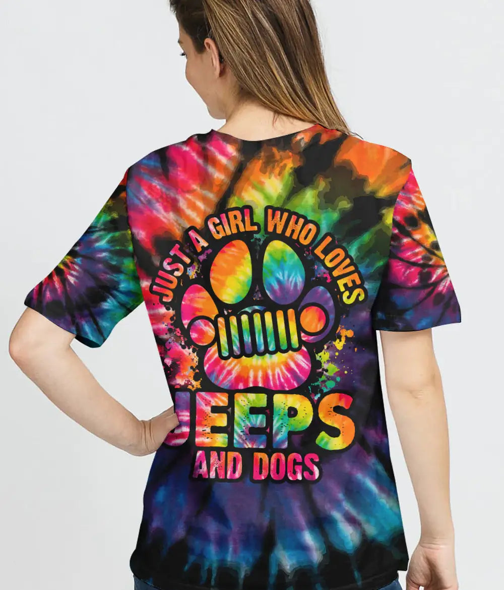 jeep-dog-paw-colorful-tie-dye-t-shirt