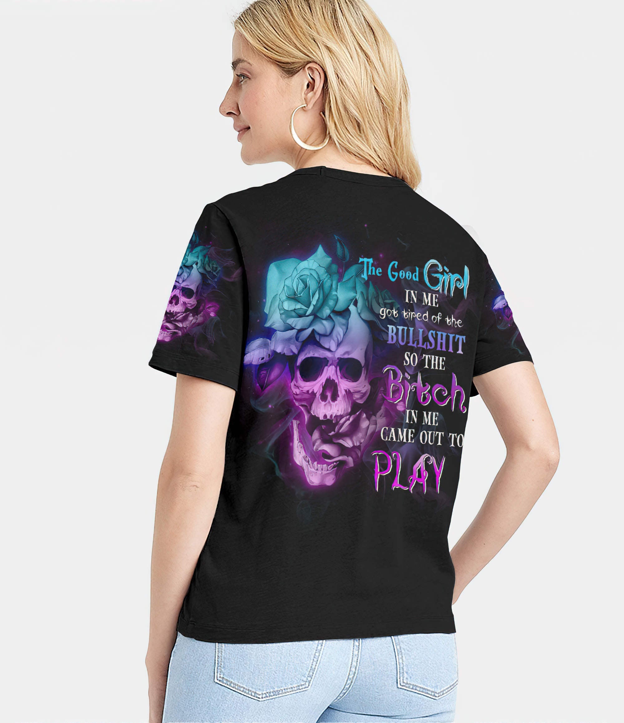 the-good-girl-in-me-got-tired-skull-all-over-print-24-women-v-neck-t-shirt