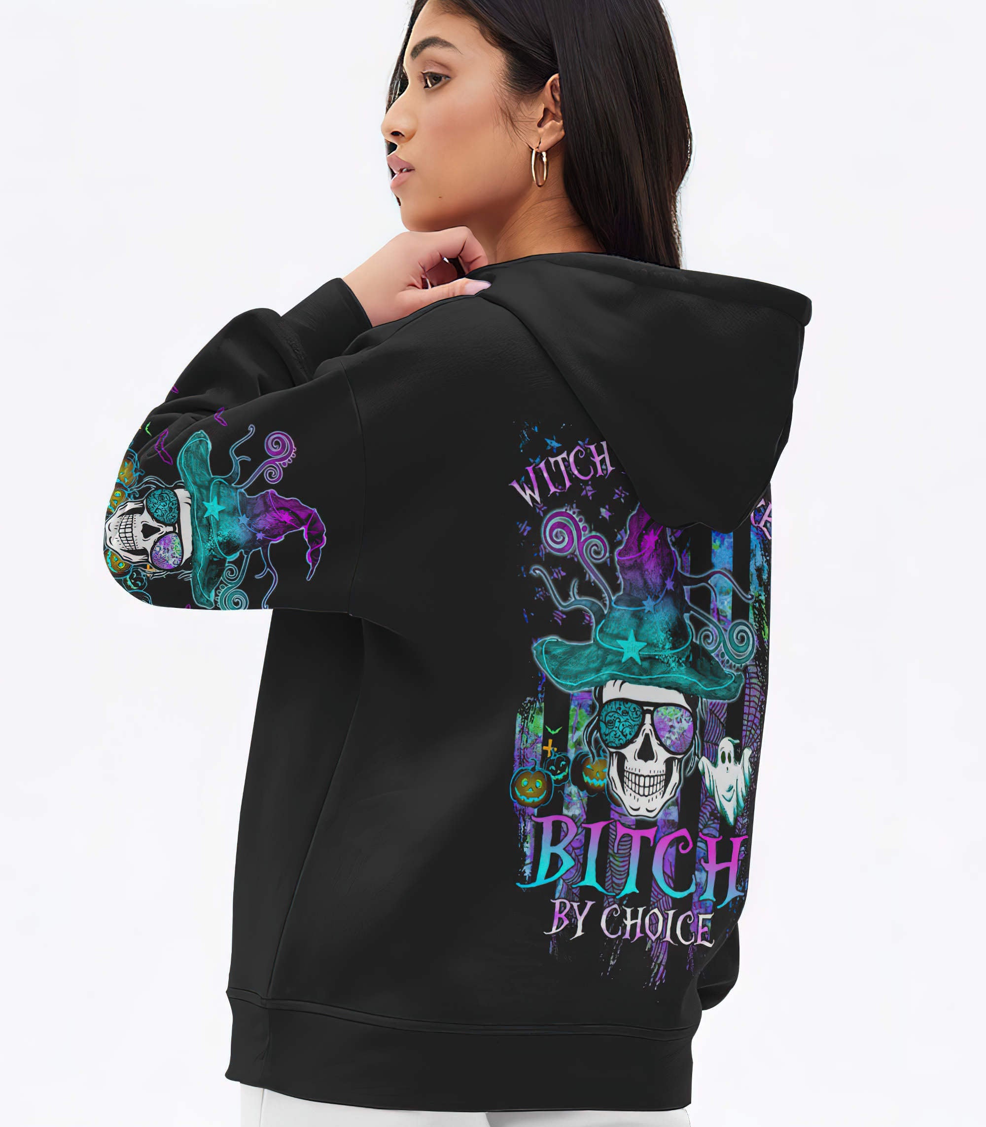 witch-by-nature-messy-bun-skull-all-over-print-hoodie