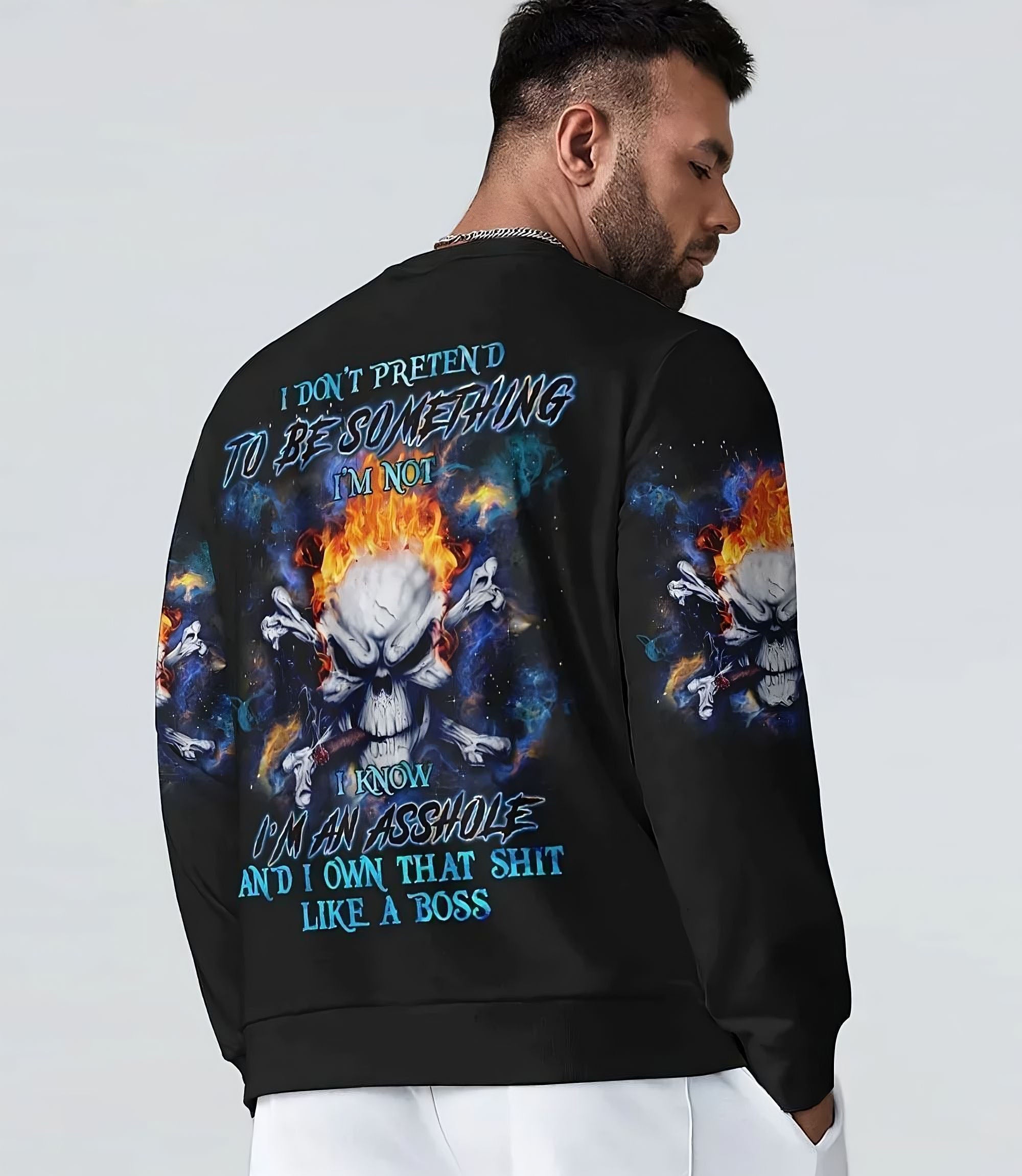 i-dont-pretend-to-be-something-im-not-skull-bones-all-over-print-sweatshirt