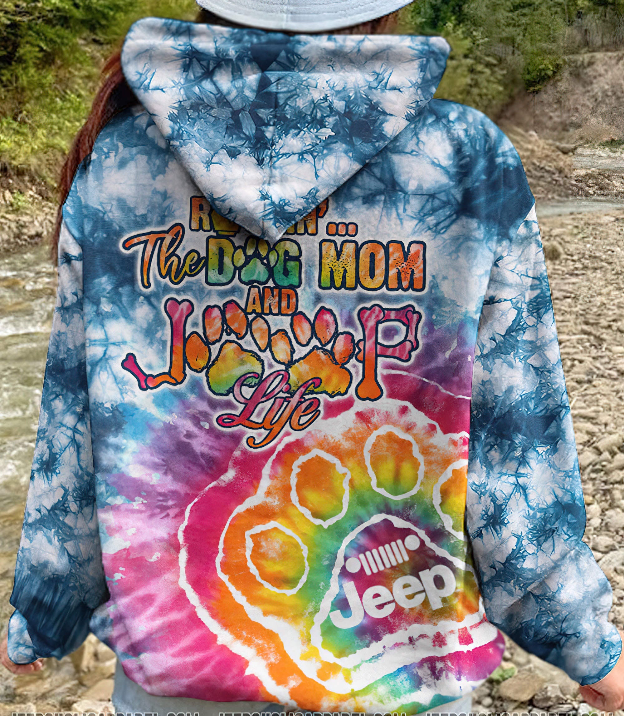 rockin-the-dog-mom-and-jeep-life-tie-dye-paw-hoodie