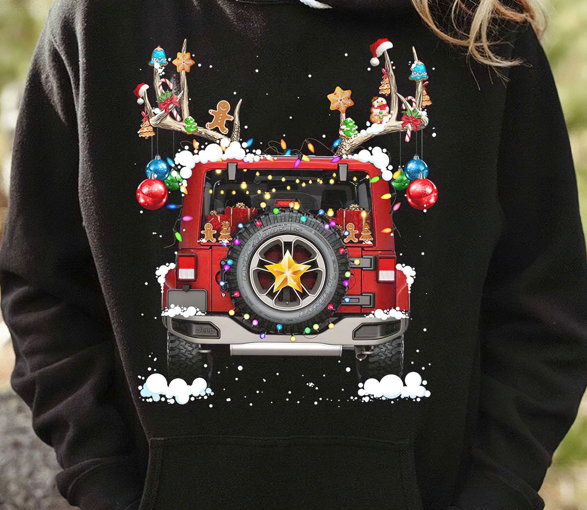 jeep-back-christmas-1-sided-hoodie