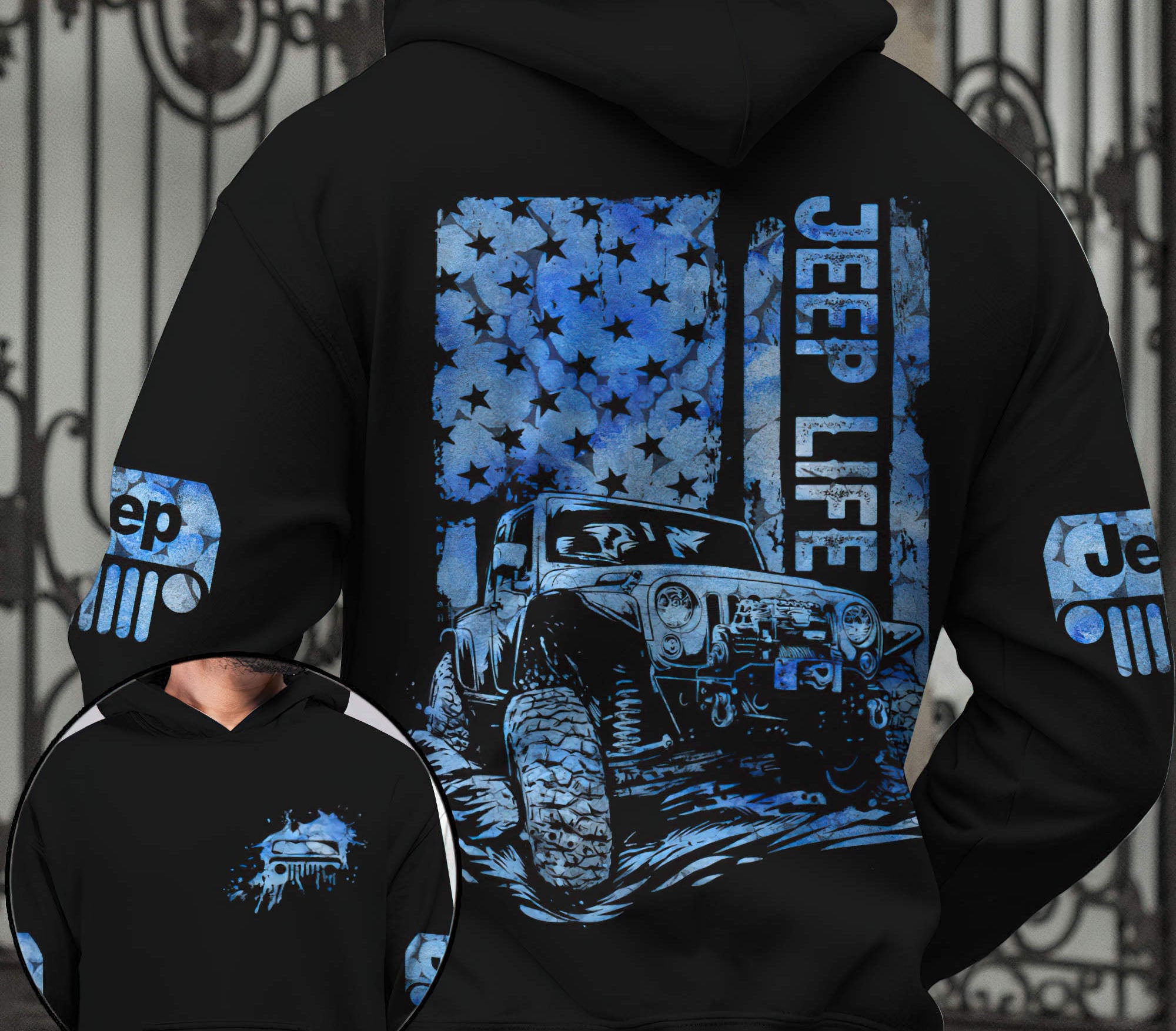 jeep-life-flag-blue-hoodie