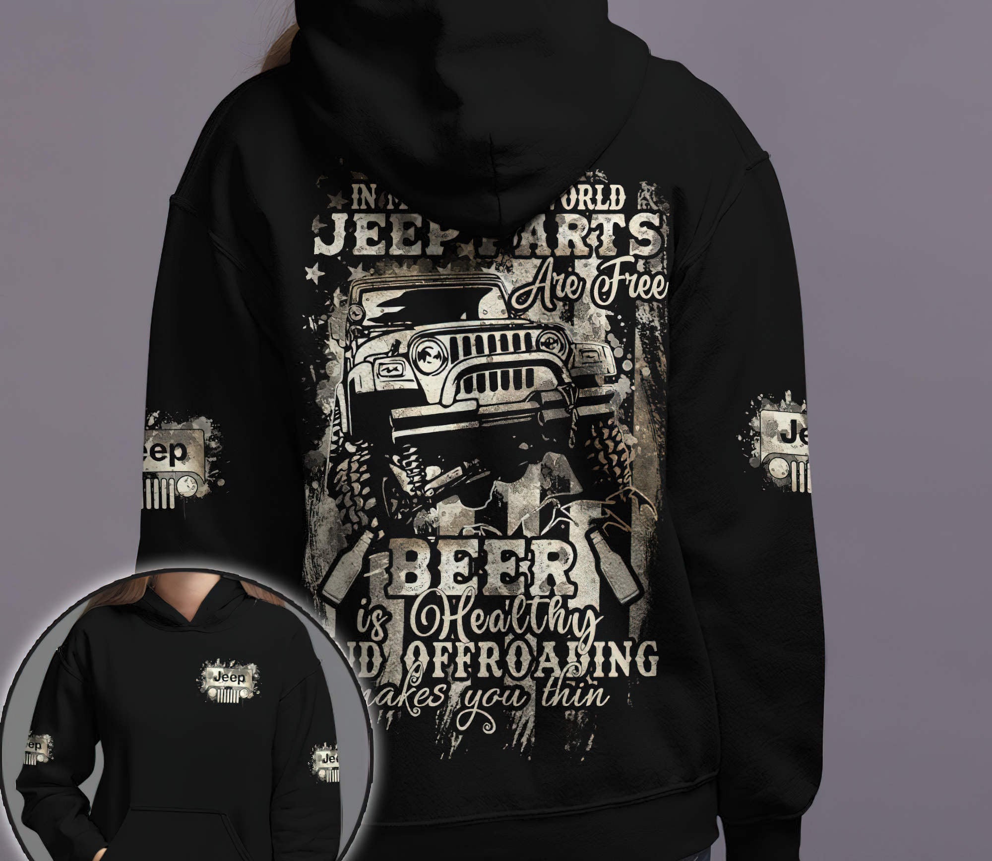 in-my-dream-jeep-woman-hoodie