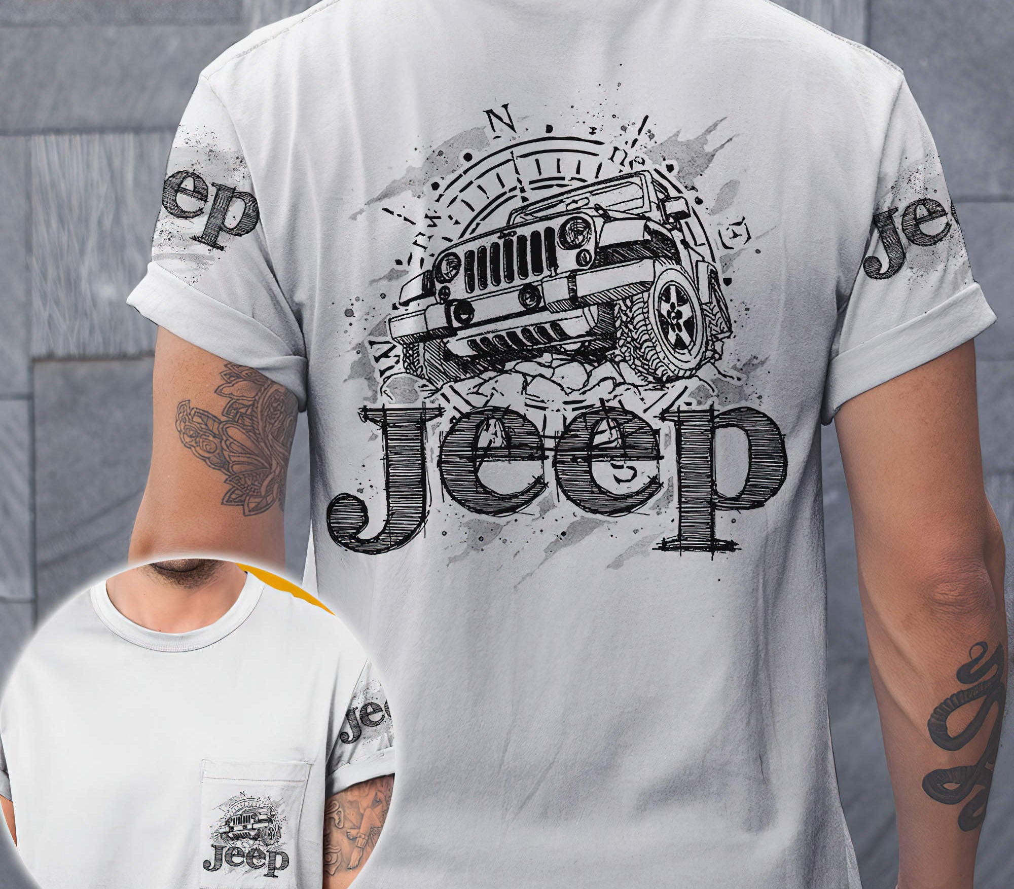 jeep-compass-sketch-t-shirt