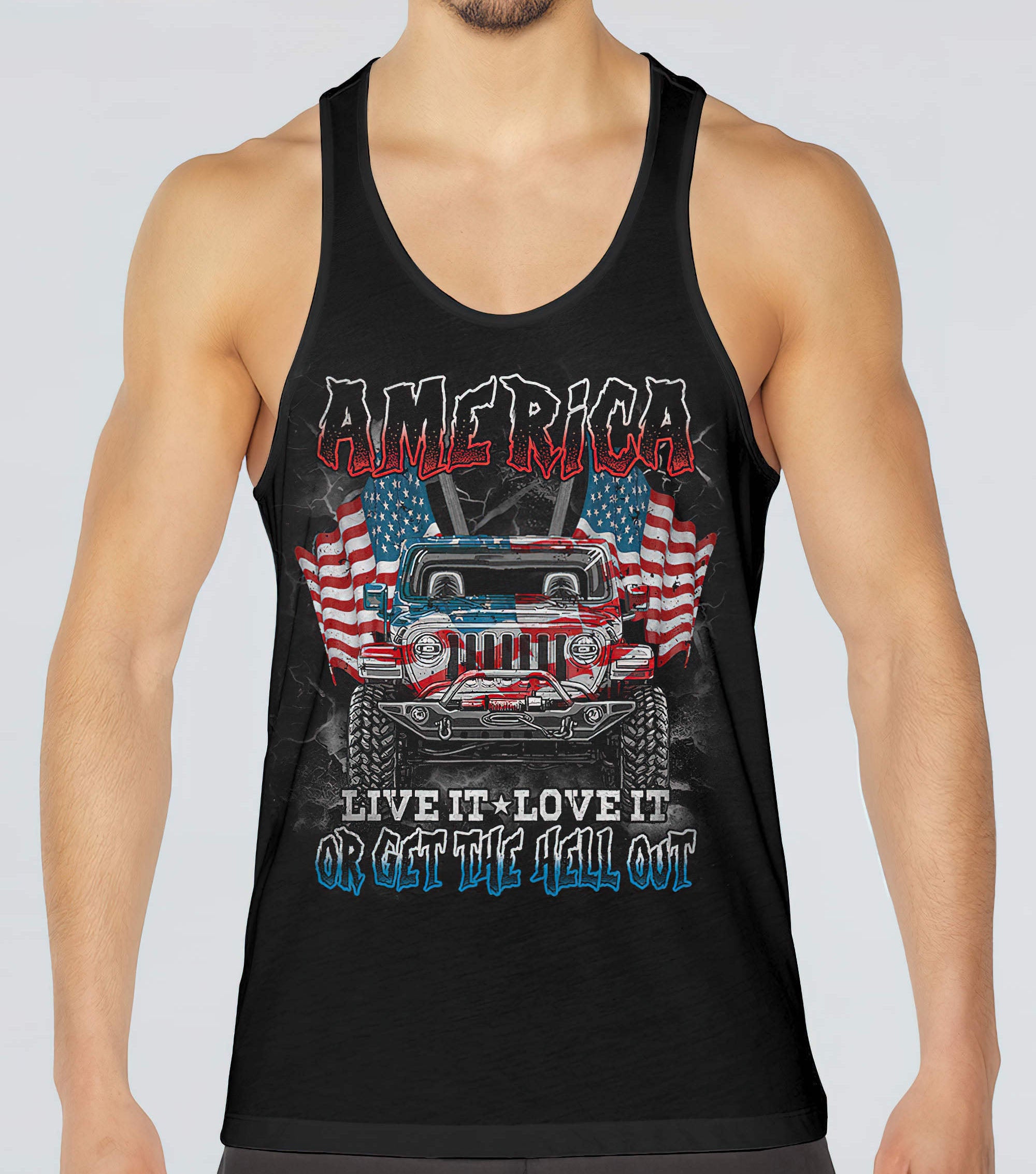 america-live-it-love-it-or-get-the-hell-out-jeep-flag-tank-top