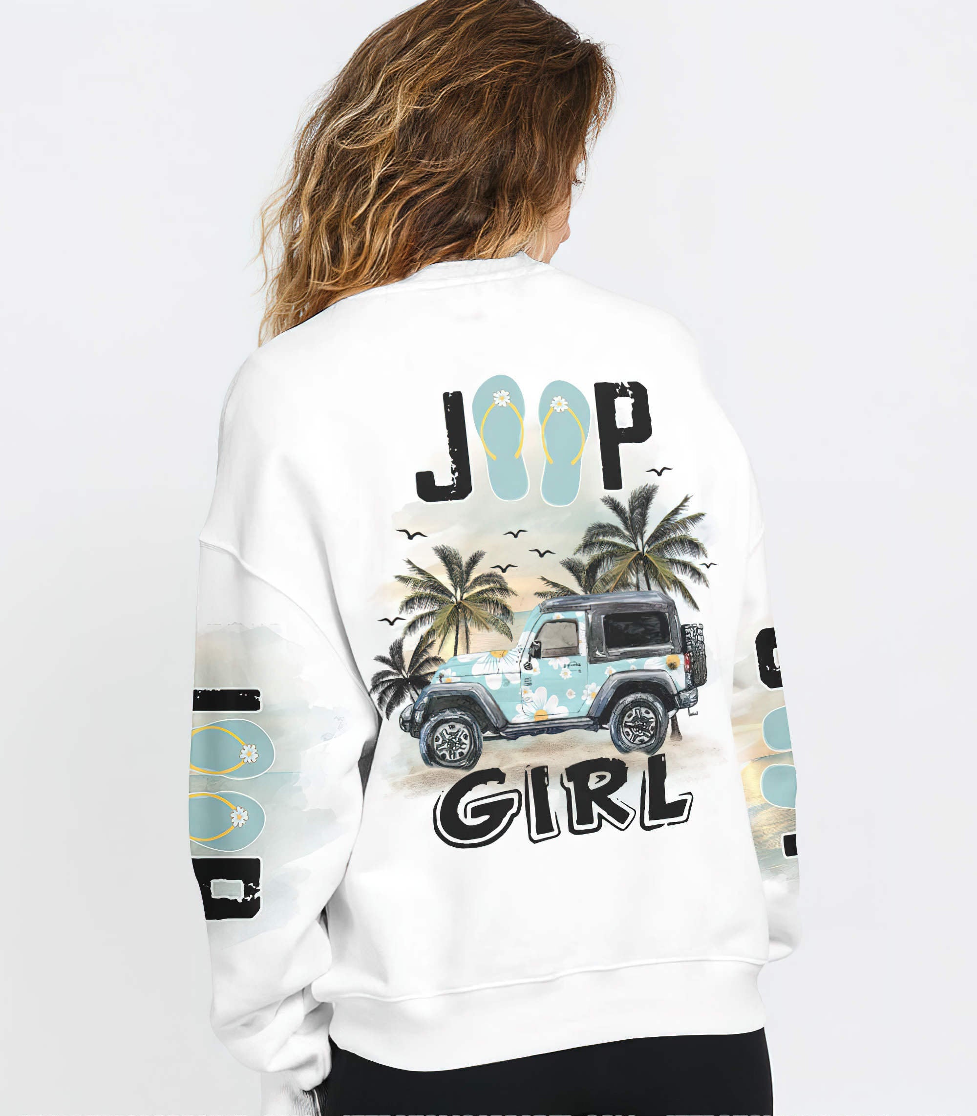 jeep-girl-flower-flip-flops-sweatshirt