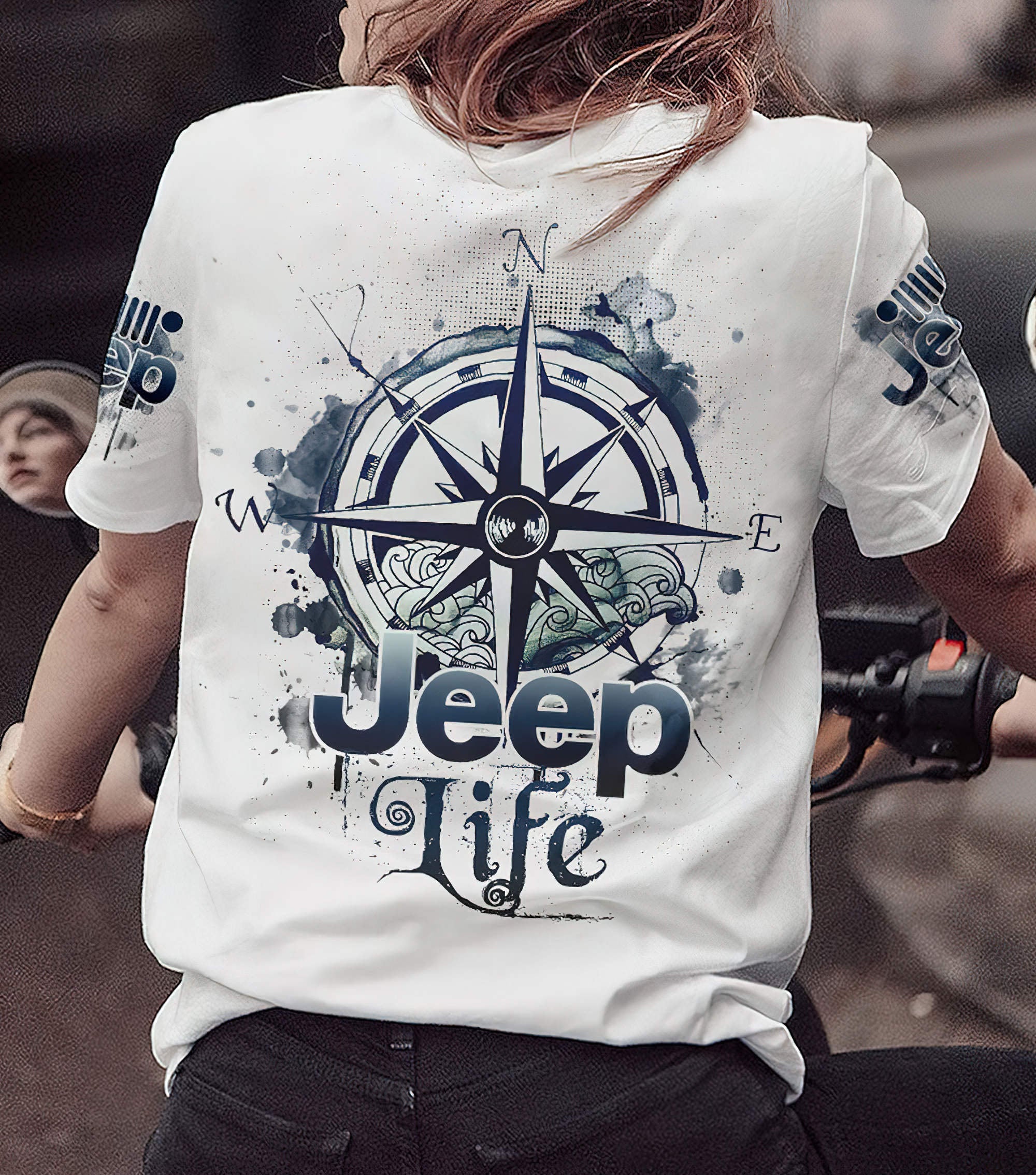 jeep-life-compass-sketch-t-shirt