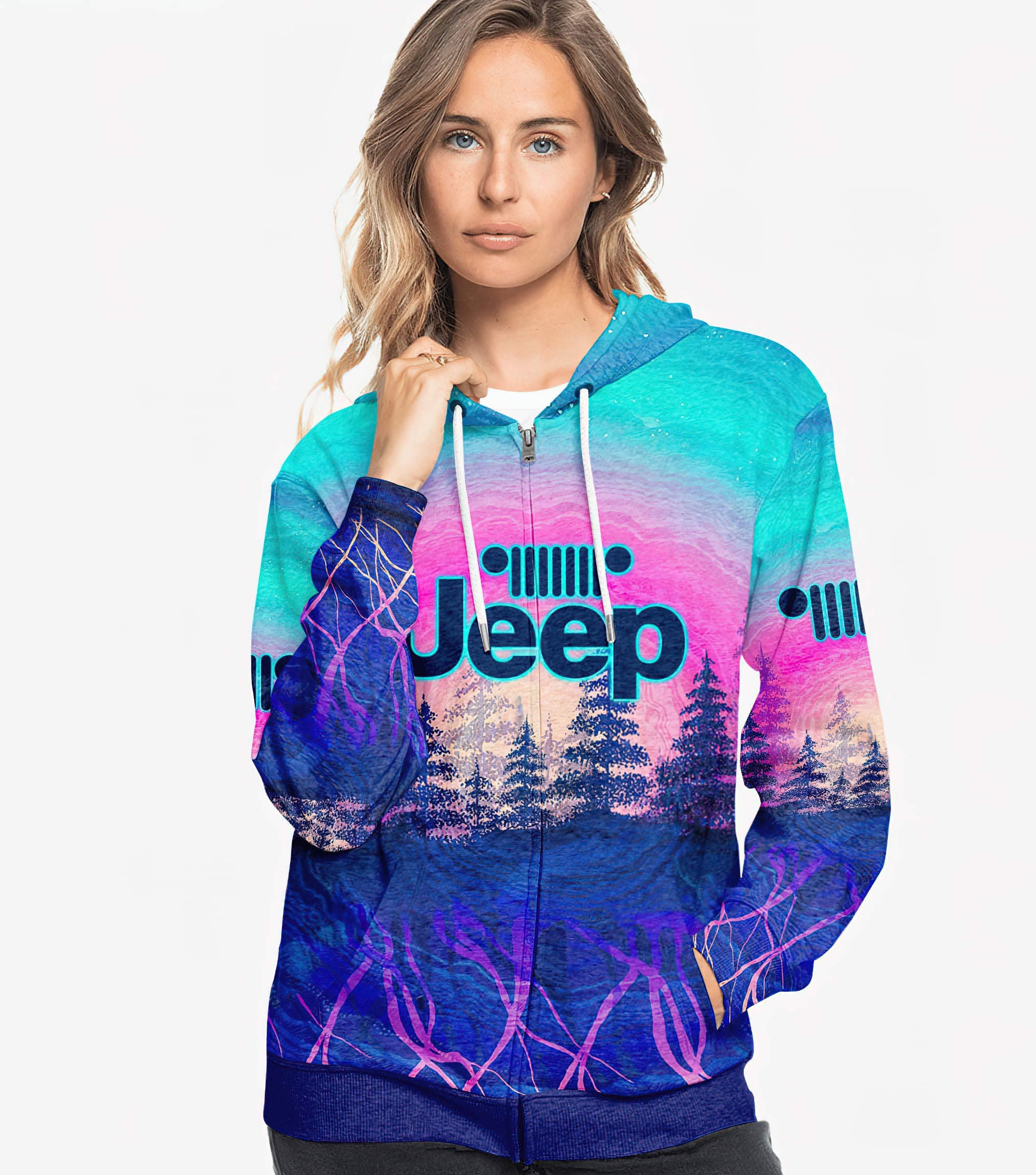 not-all-who-wander-are-lost-forest-sunset-hoodie