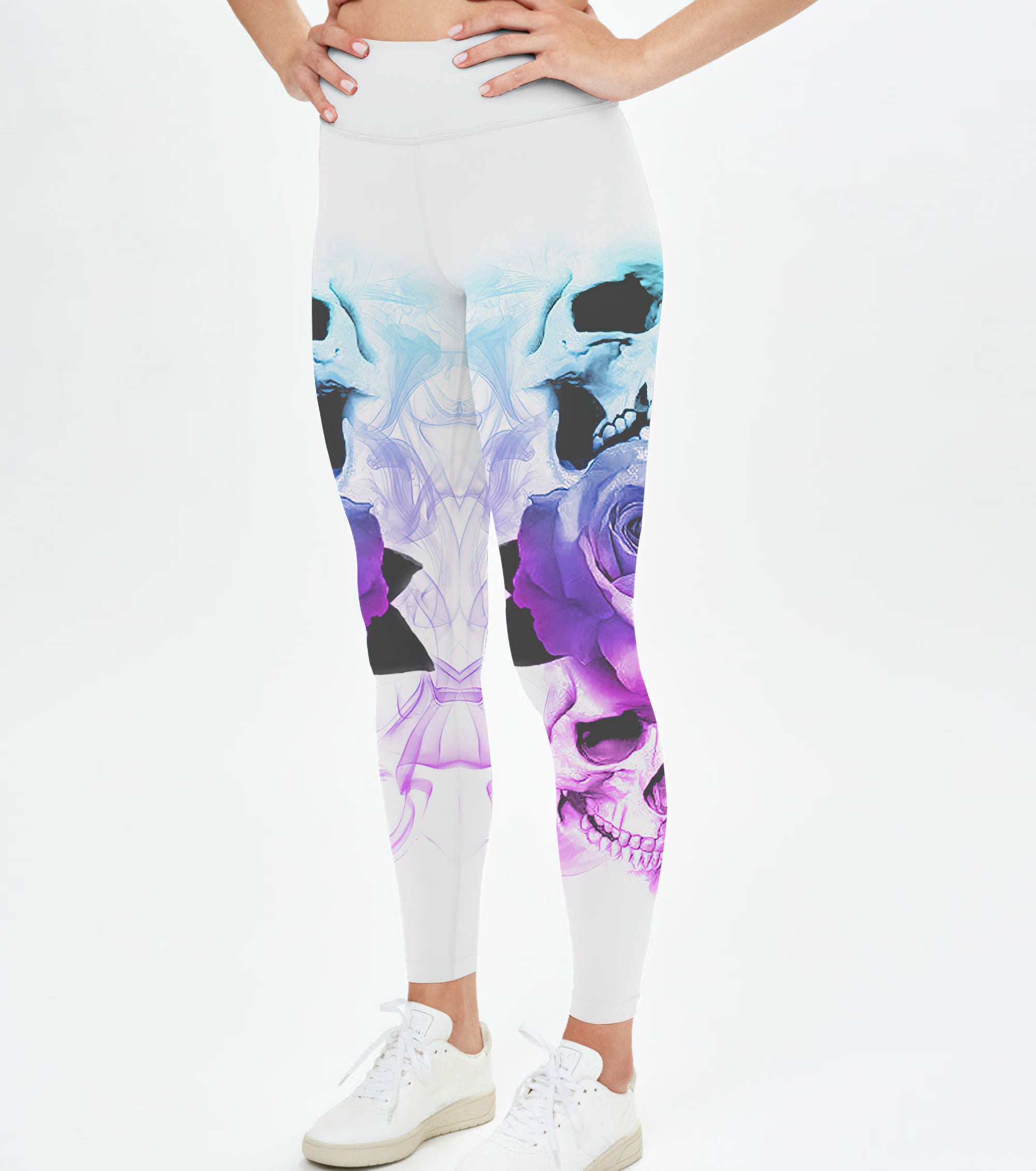 the-good-girl-in-me-got-tired-skull-rose-all-over-print-1-leggings