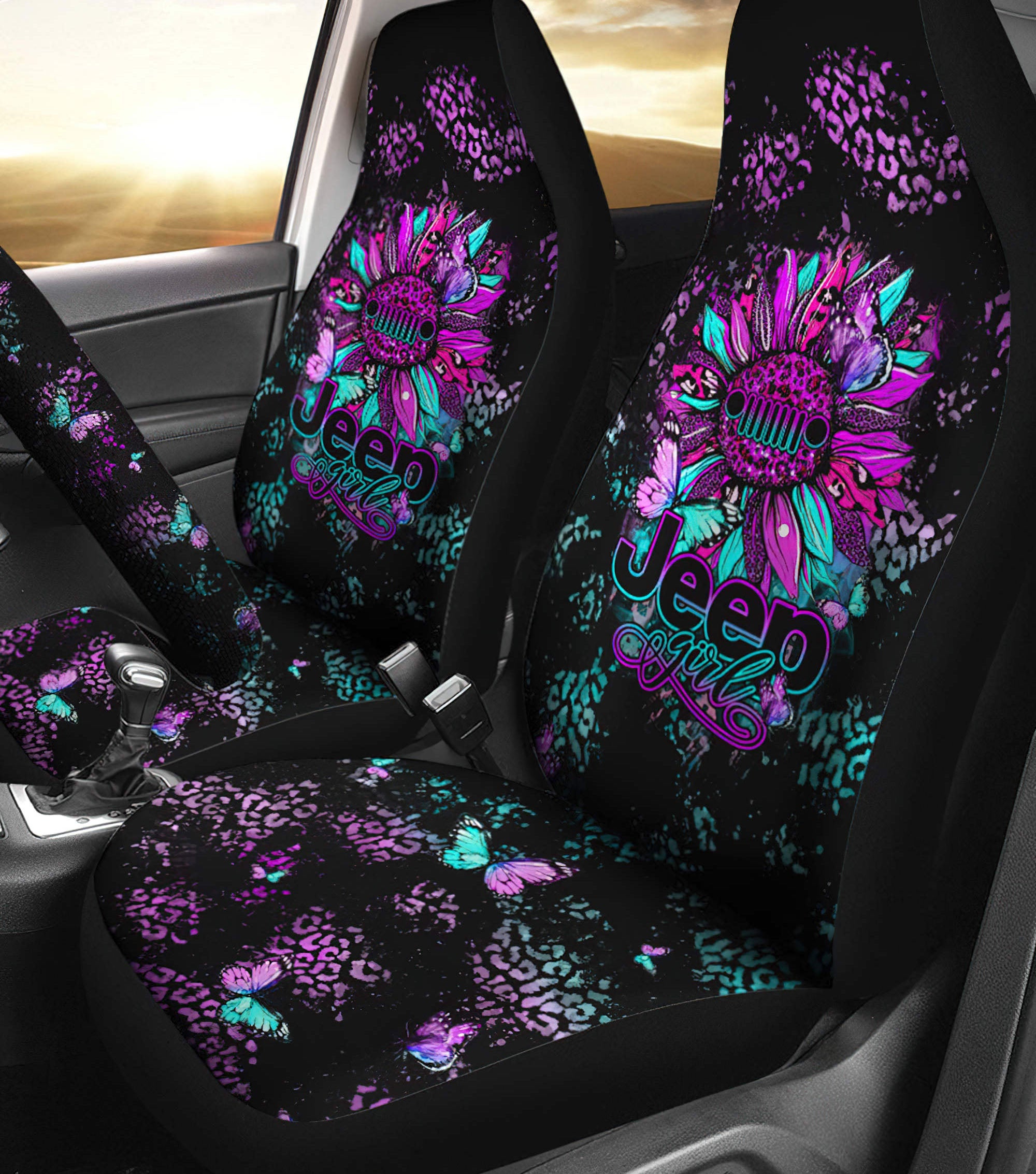 leopard-sunflower-jeep-girl-2-car-seat-cover