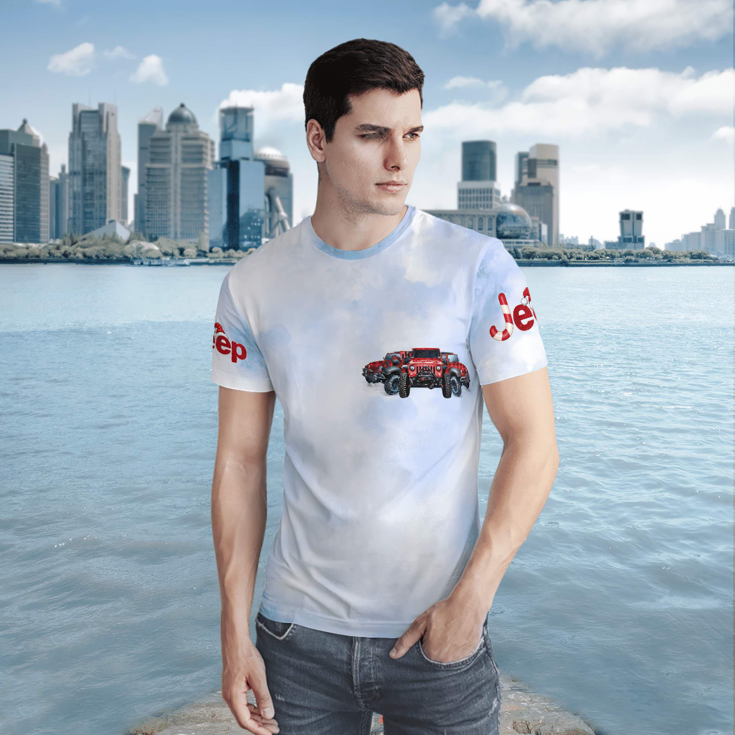 onemore-jeep-christmas-t-shirt