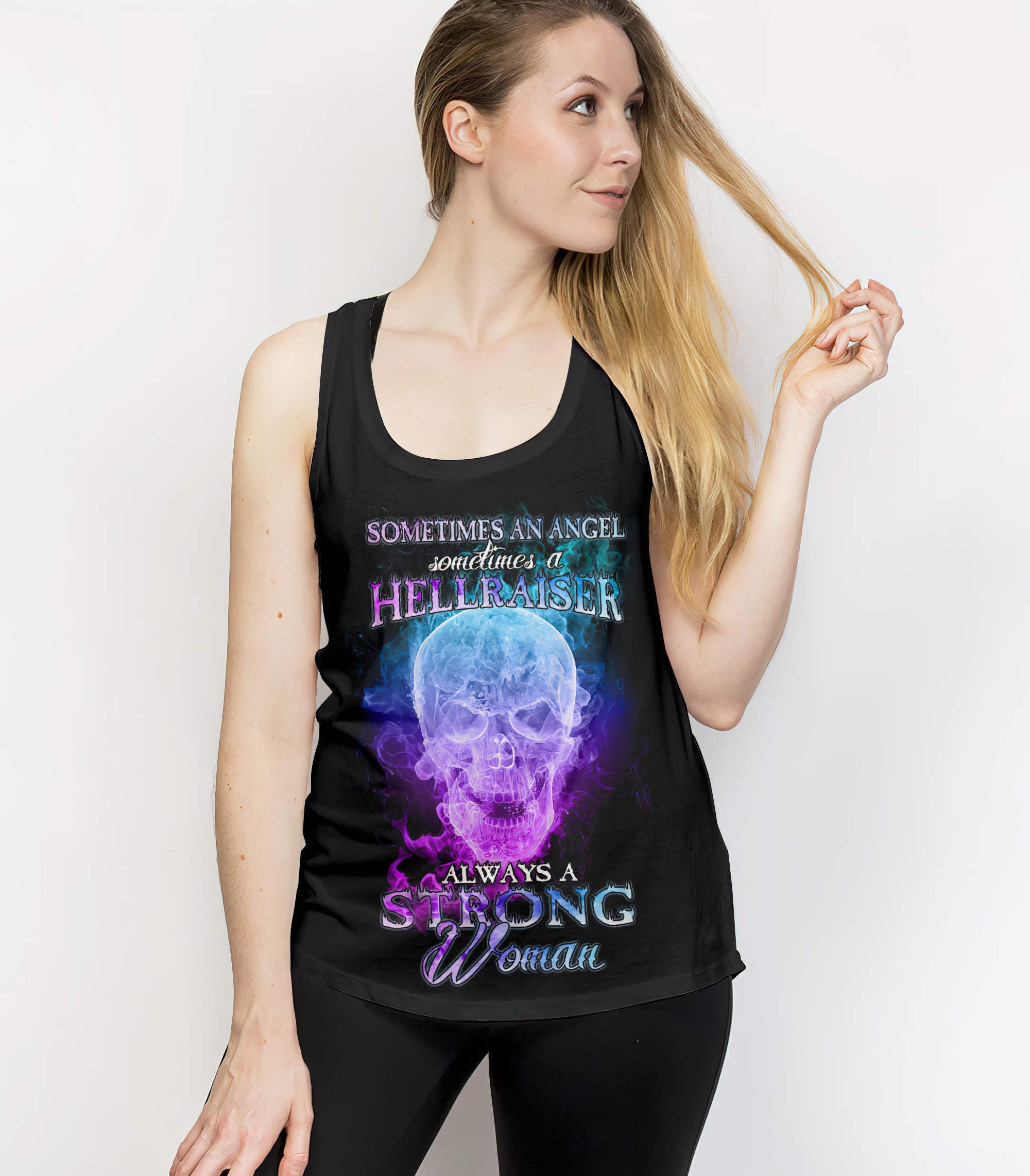 always-a-strong-women-fire-skull-all-over-print-tank-top