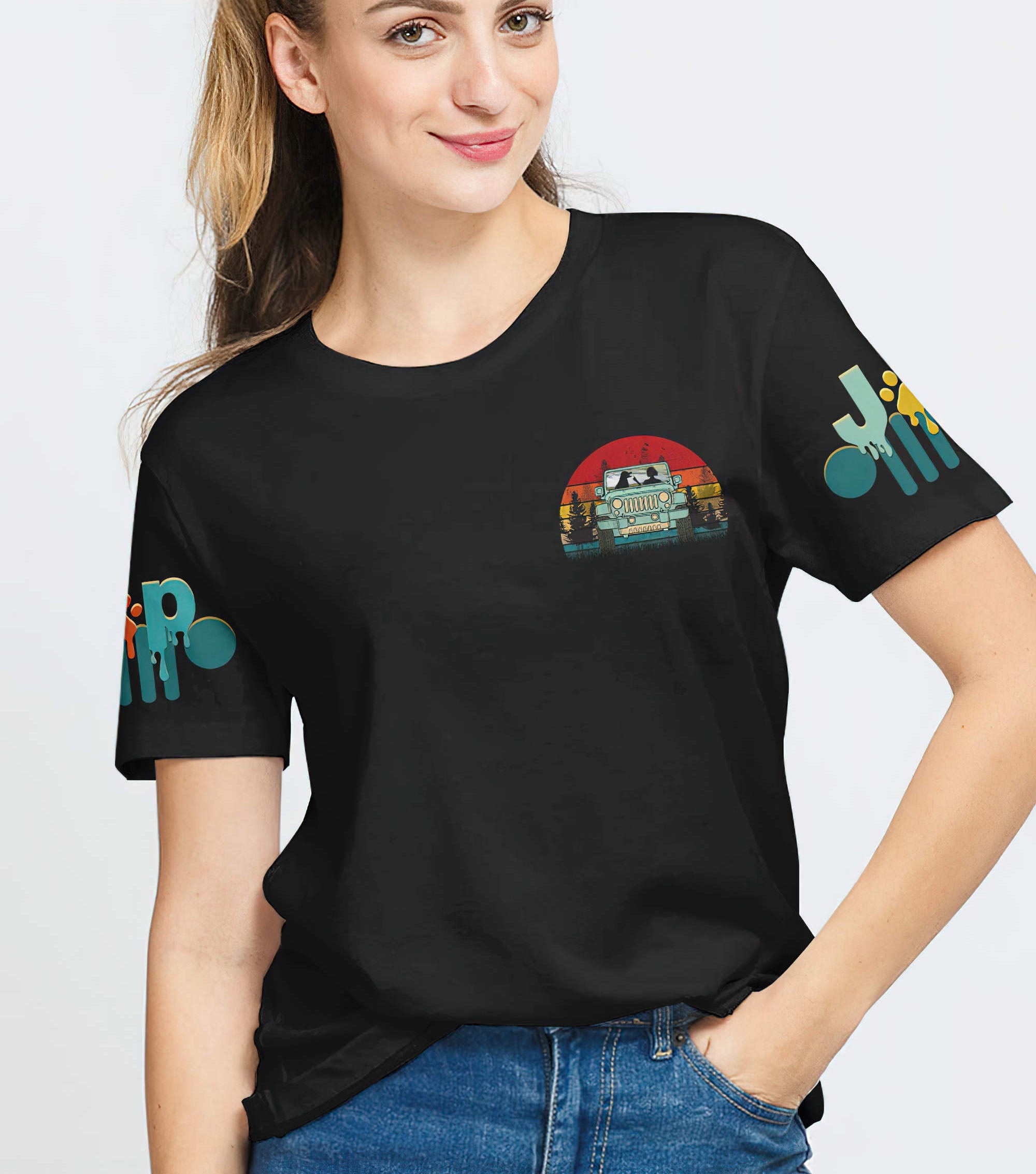 rockin-the-dog-mom-and-jeep-life-retro-t-shirt