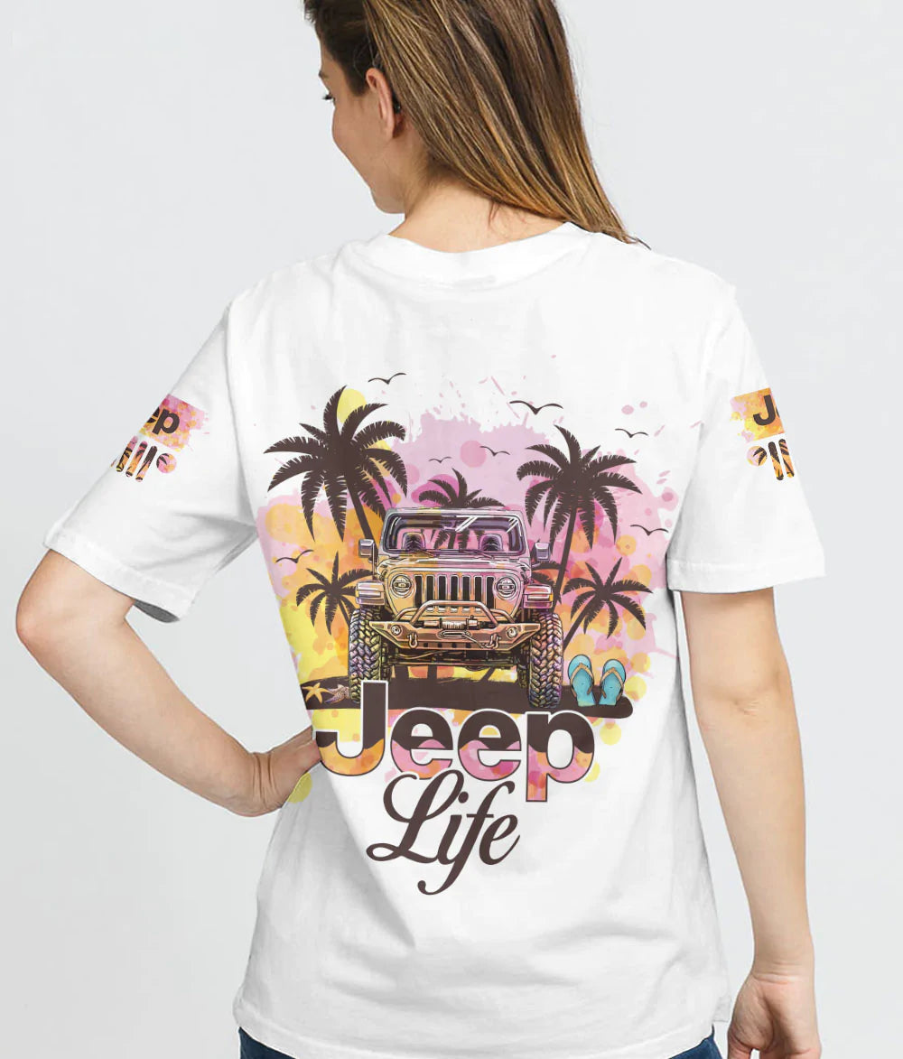 jeep-life-painting-beach-t-shirt