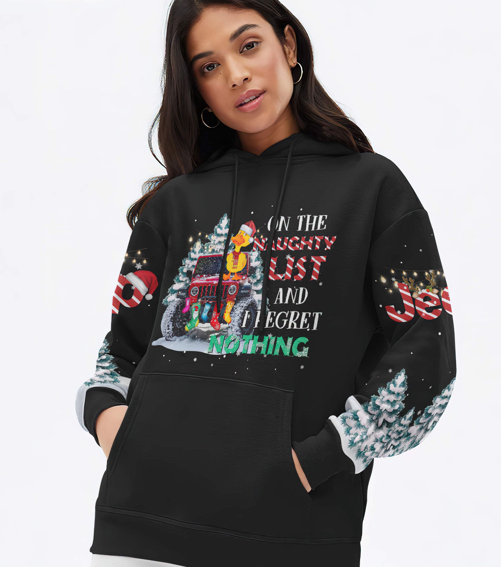 on-the-naughty-list-jeep-duck-christmas-hoodie