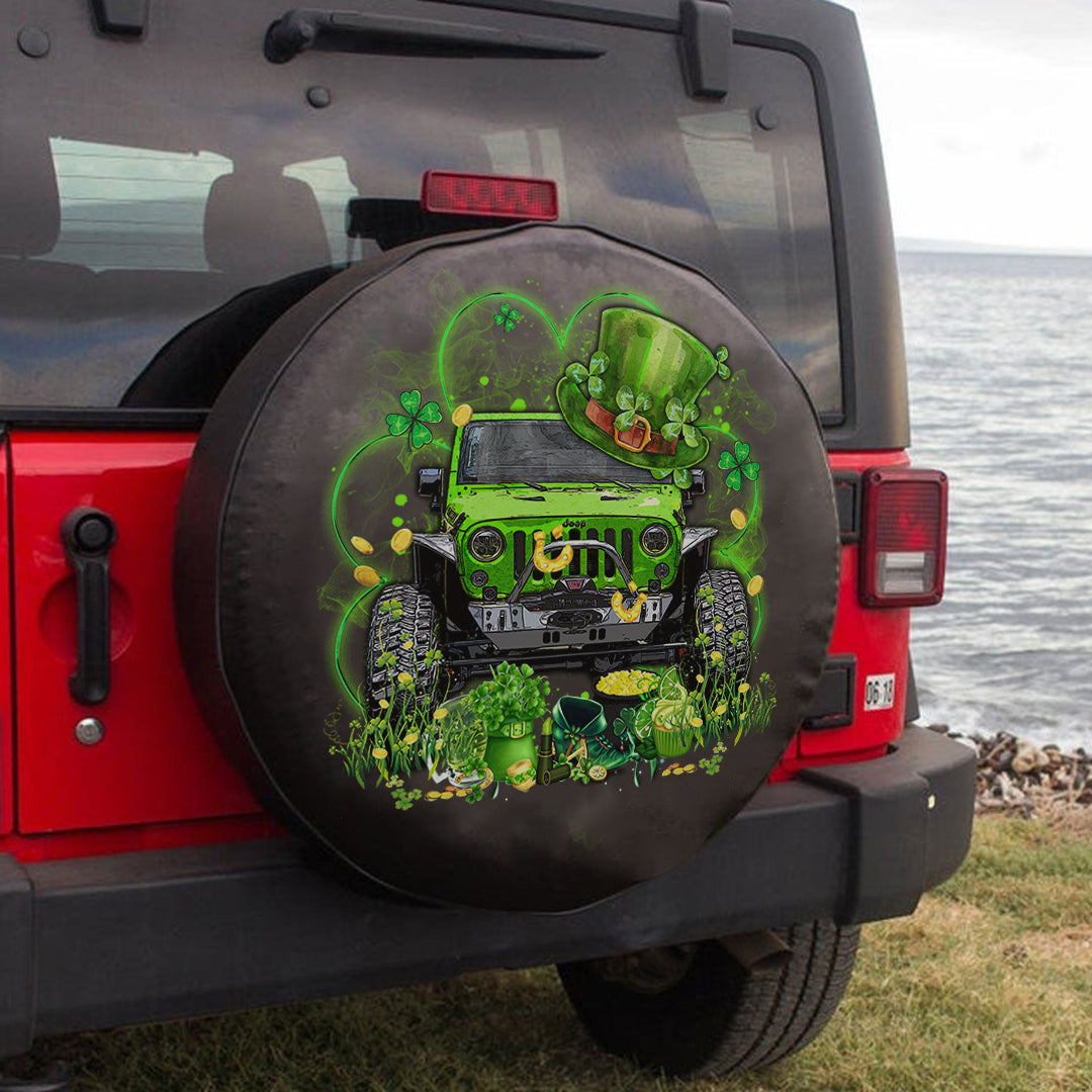 jeep-green-background-spare-tire-cover