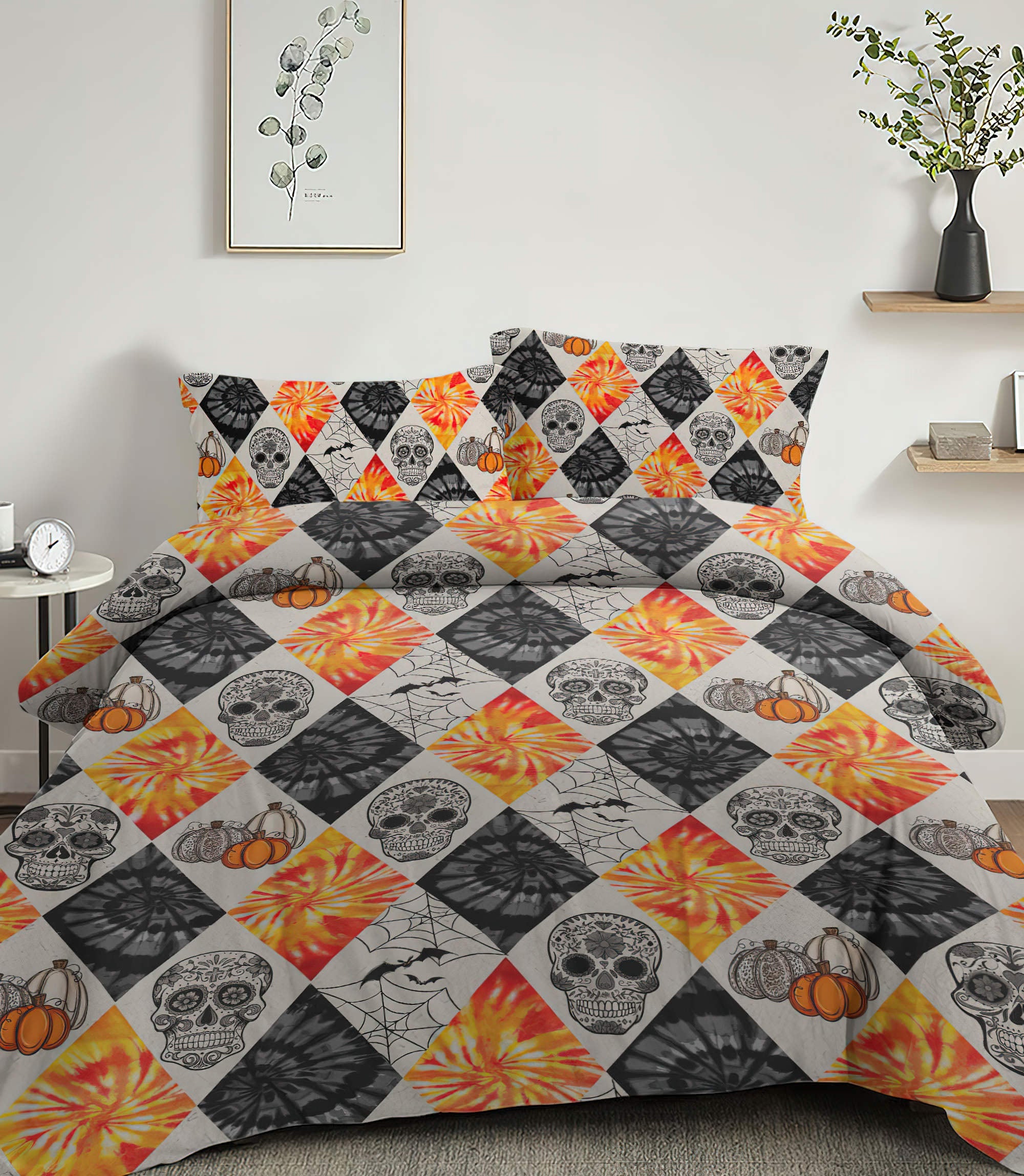 sugar-skull-halloween-bedding-set-bedding-set