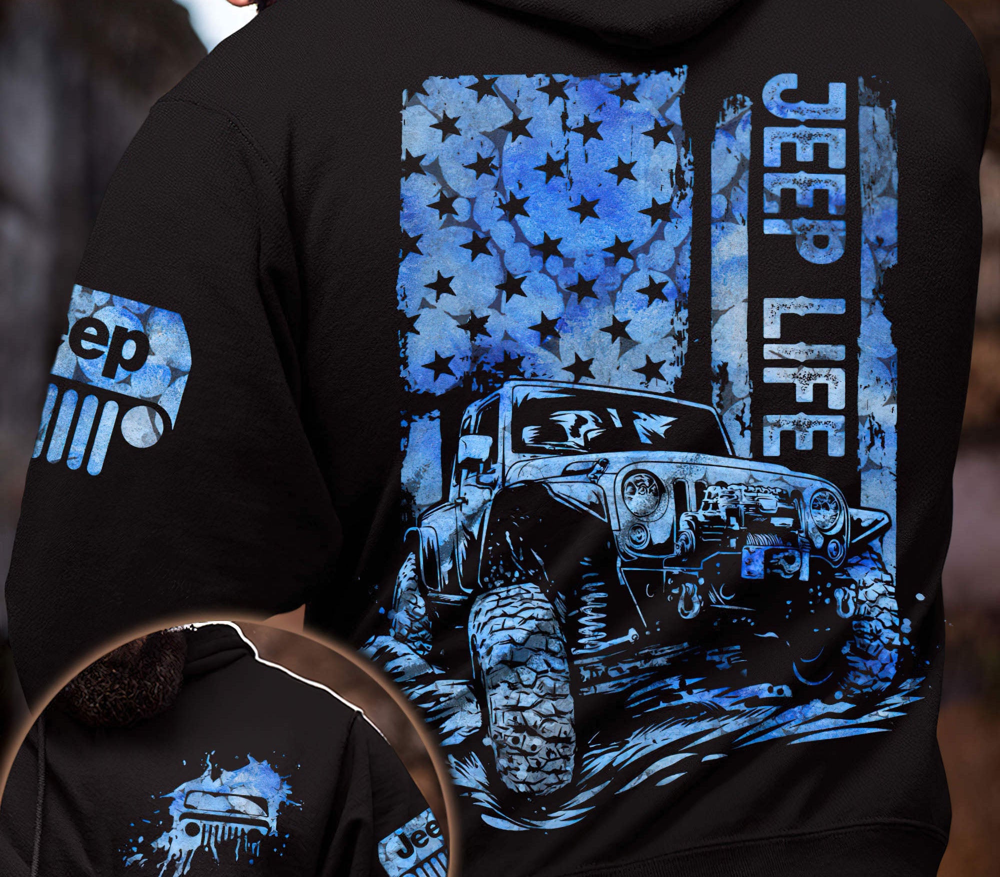 jeep-life-flag-blue-hoodie