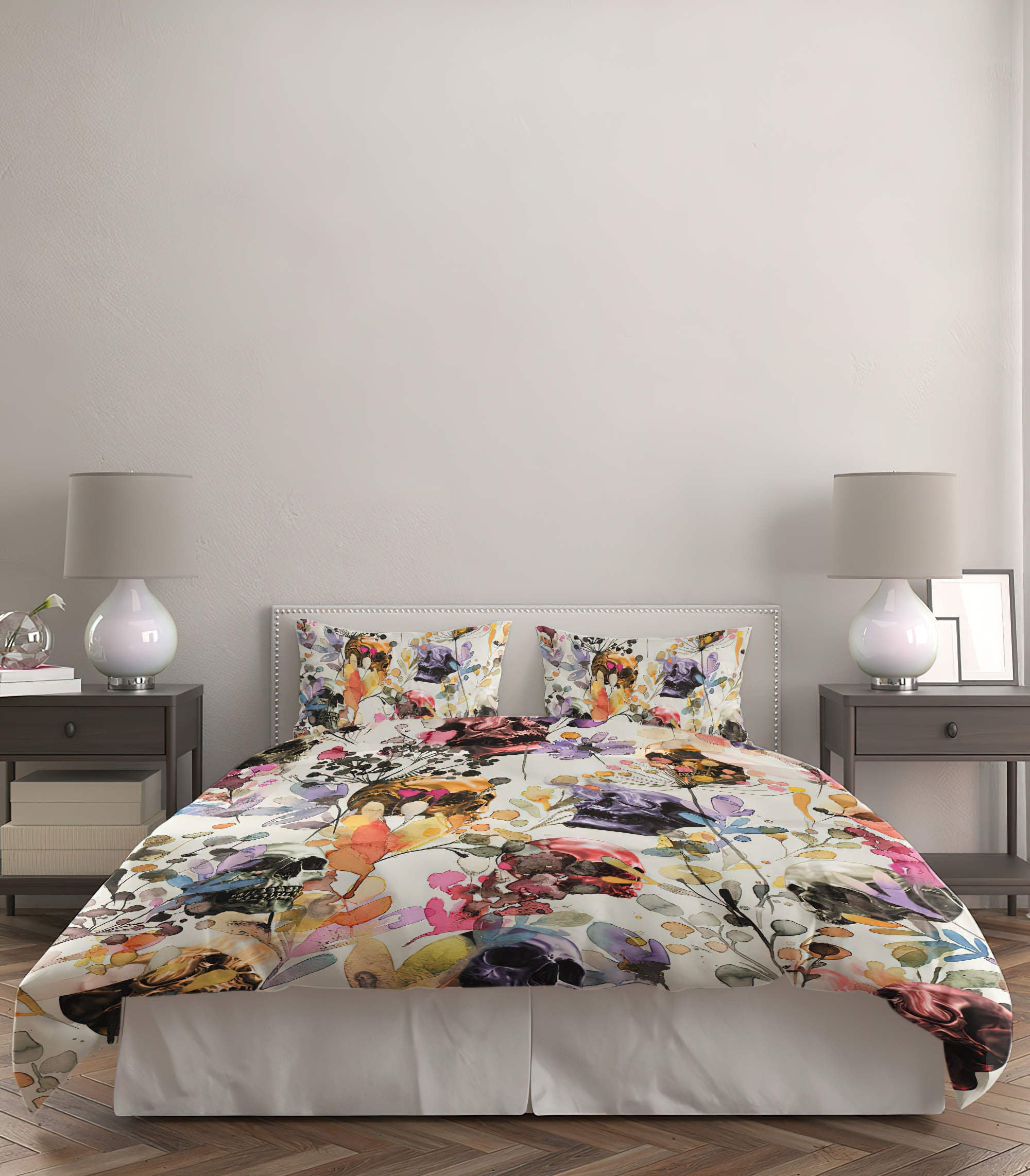 wild-grasses-colorful-skull-bedding-set-bedding-set