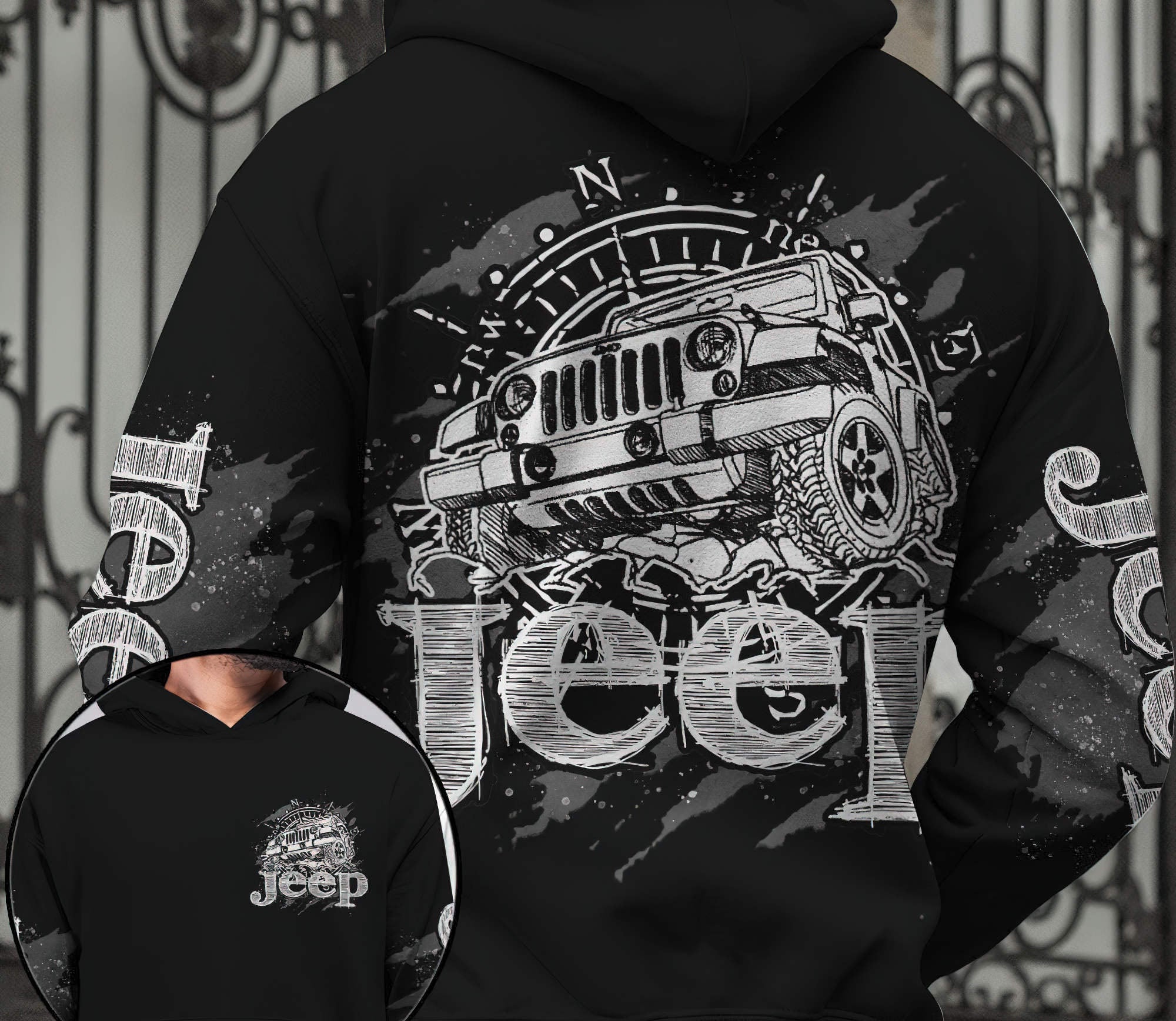 jeep-compass-sketch-black-hoodie