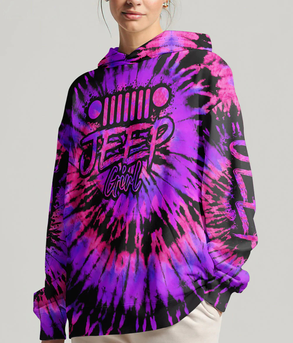 jeep-girl-i-am-who-i-am-purple-tie-dye-hoodie