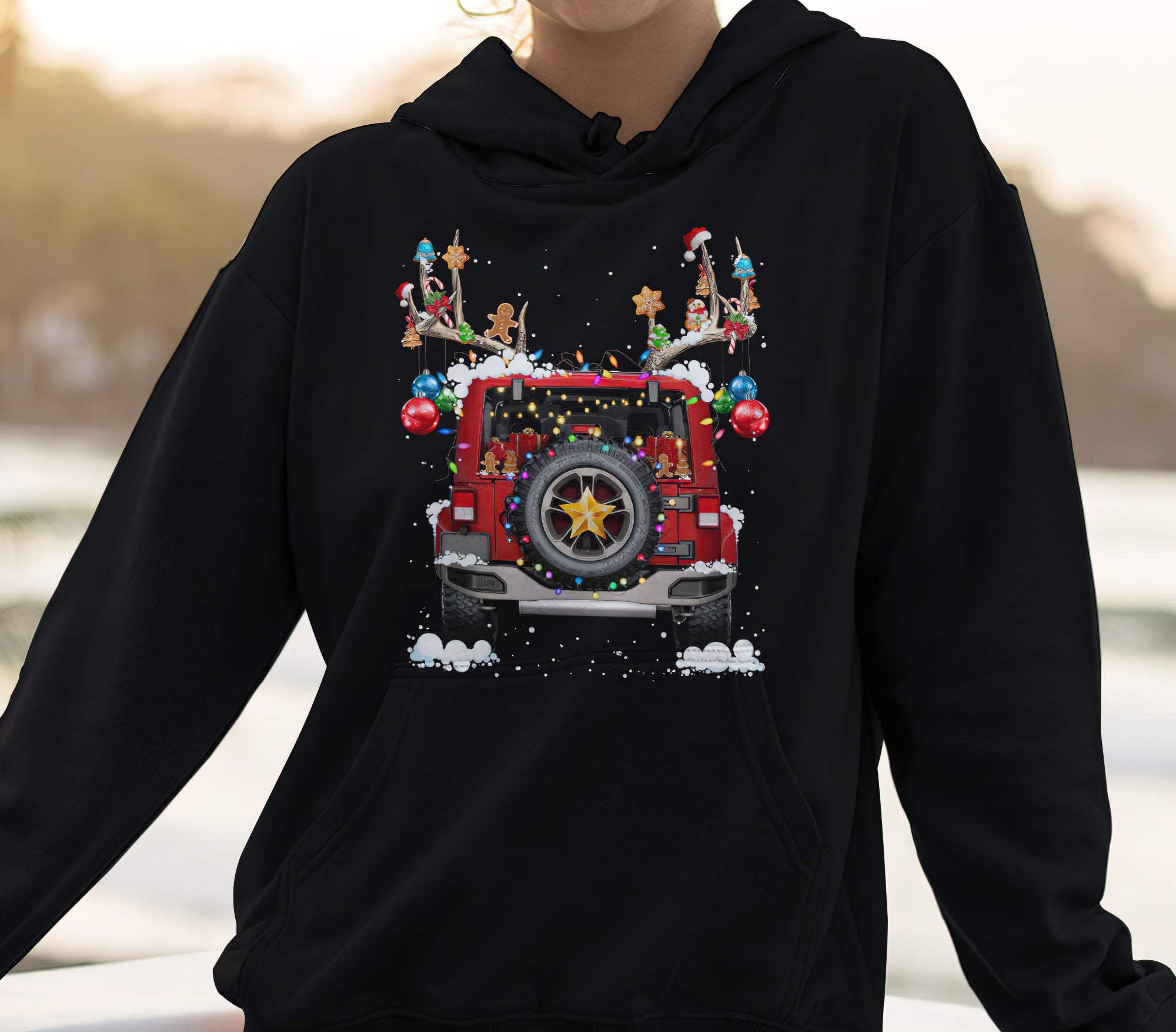 jeep-back-christmas-1-sided-hoodie