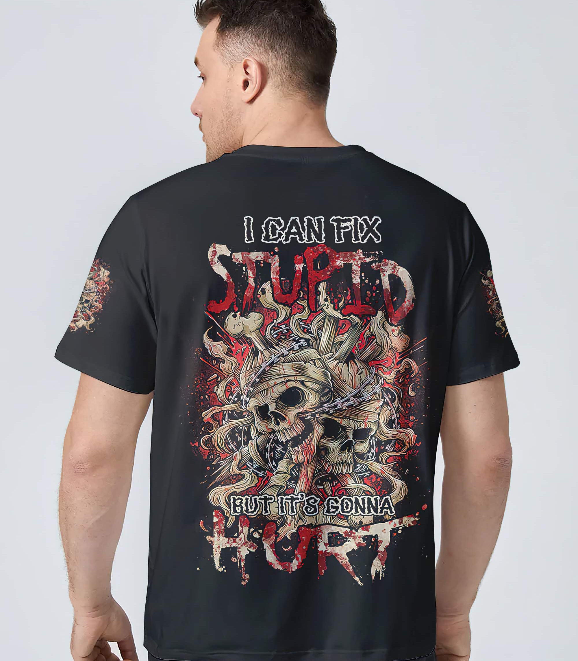 i-can-fix-stupid-skull-bones-blood-all-over-print-t-shirt