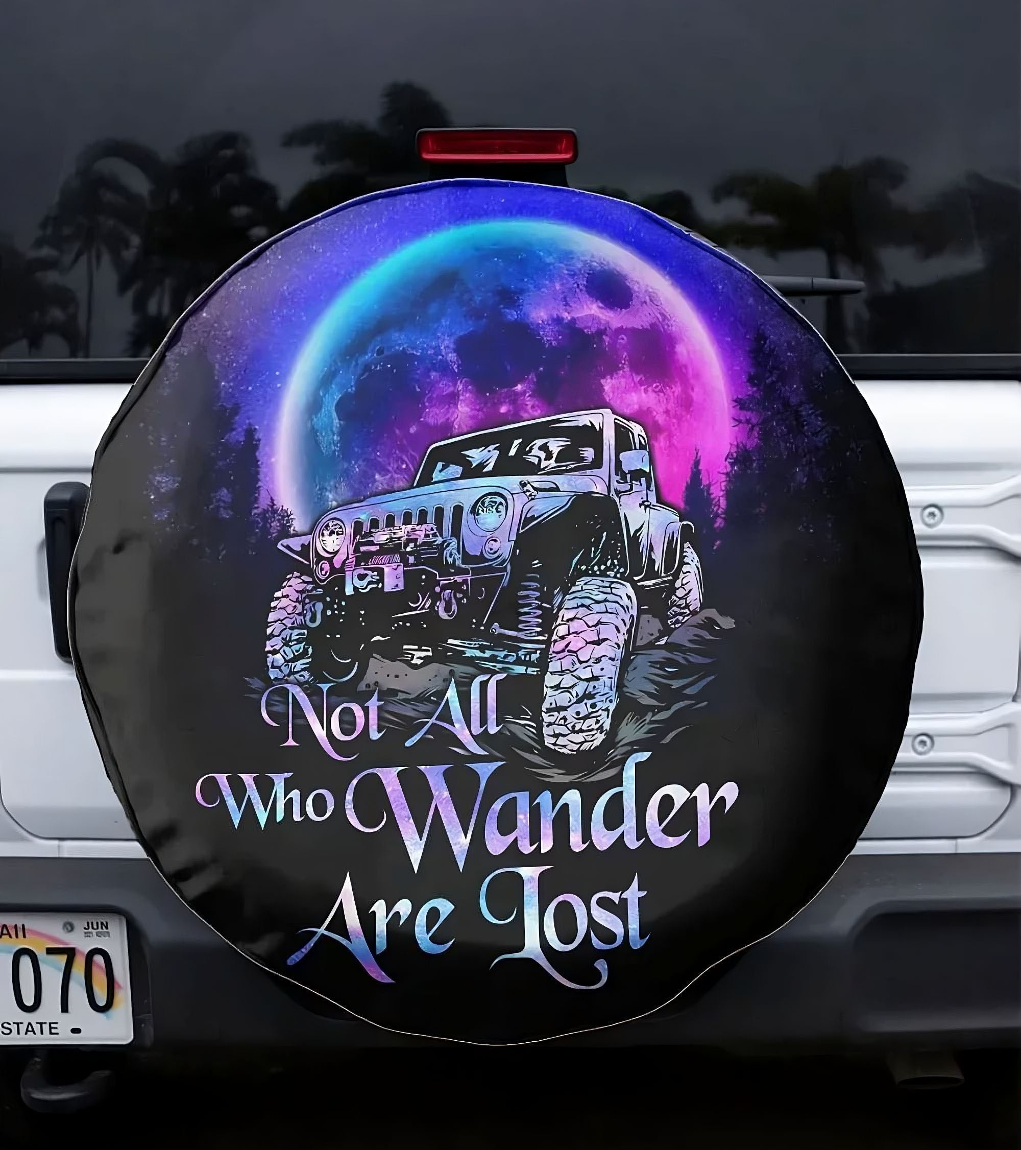 not-all-who-wander-are-lost-purple-moon-automotive-spare-tire-cover