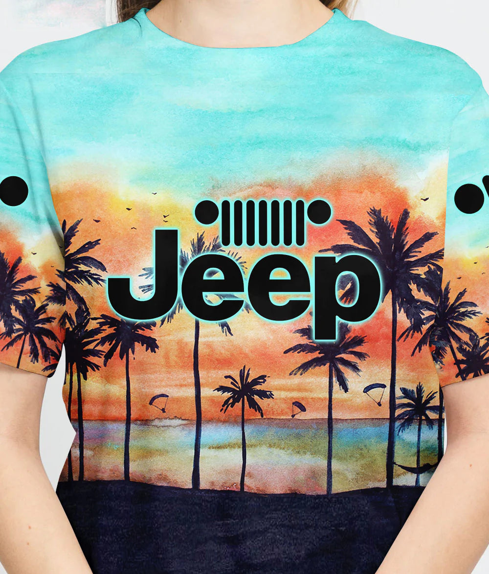 flip-flops-jeep-ocean-kinda-girl-beach-painting-t-shirt