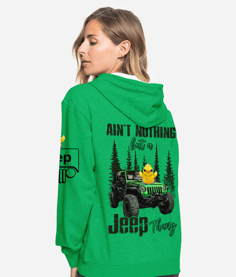 aint-nothing-but-a-jeep-thing-green-hoodie