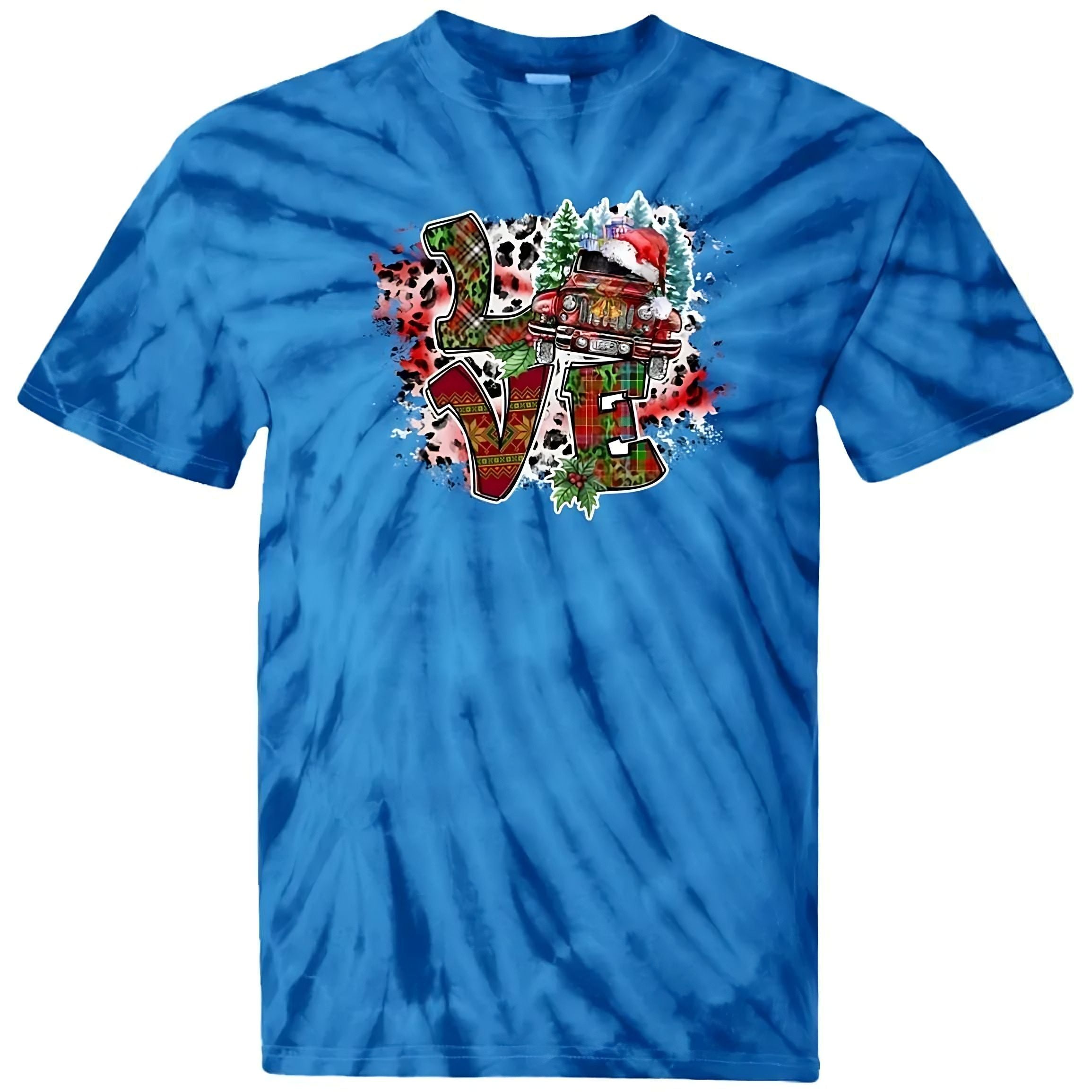 jeep-love-christmas-tie-dye-t-shirt