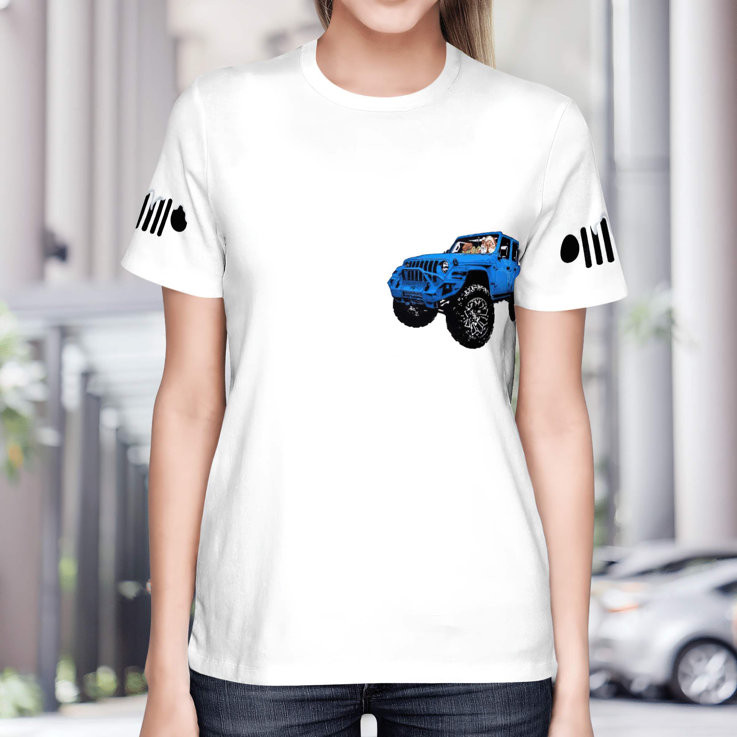 sleigh-jeep-christmas-1-t-shirt