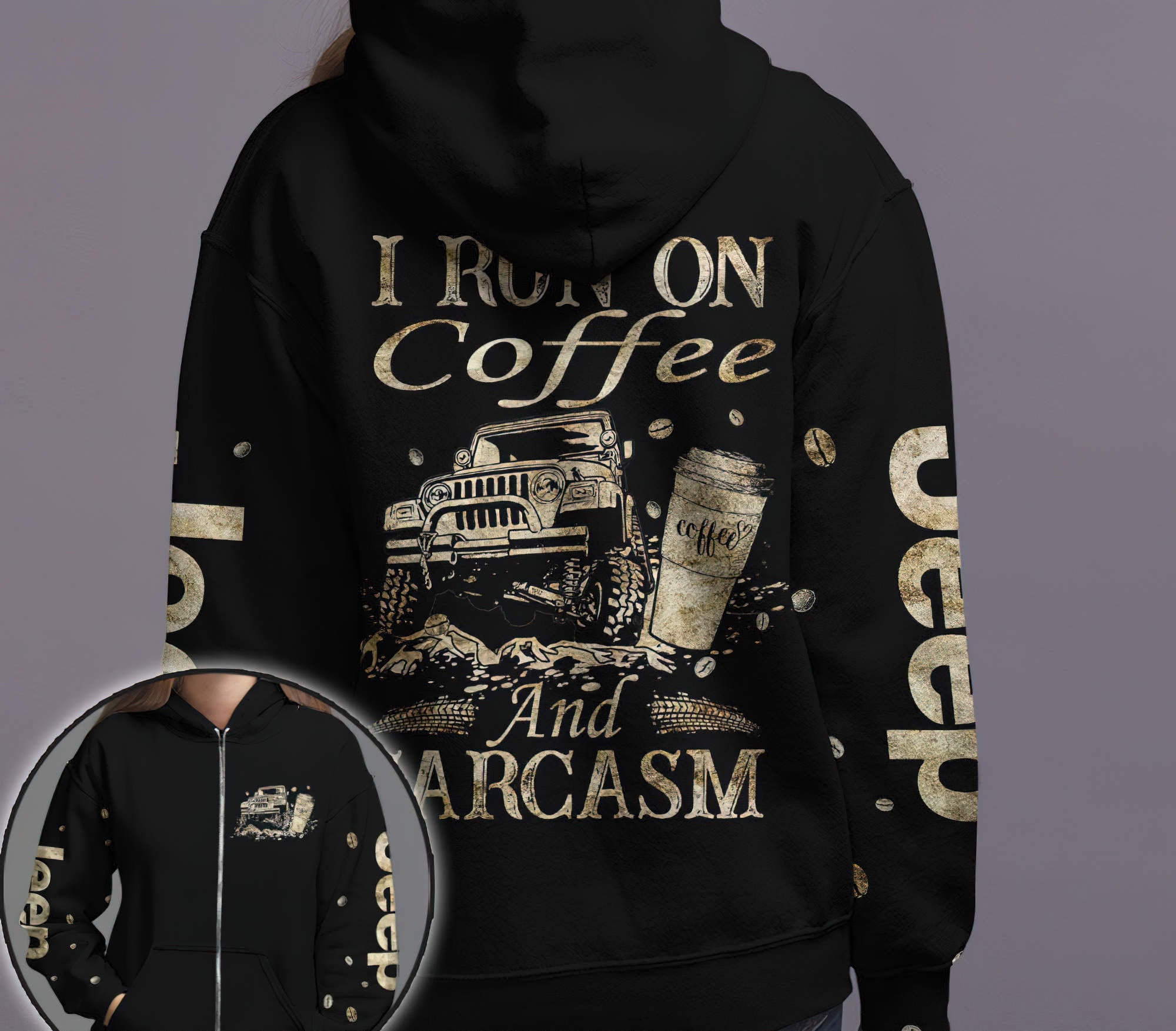 i-run-on-coffee-and-sarcasm-jeep-hoodie